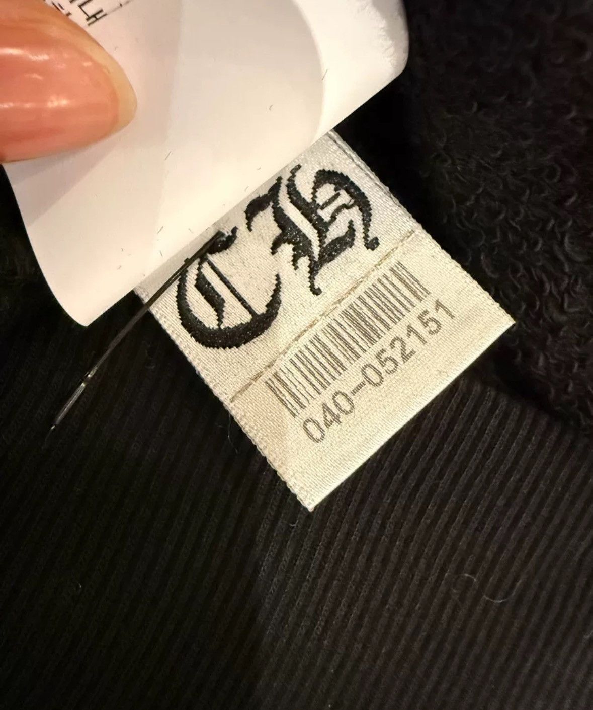 Chrome Hearts Triple velvet cross blind spot crewneck sweatshirt Size US S / EU 44-46 / 1 - 5 Thumbnail