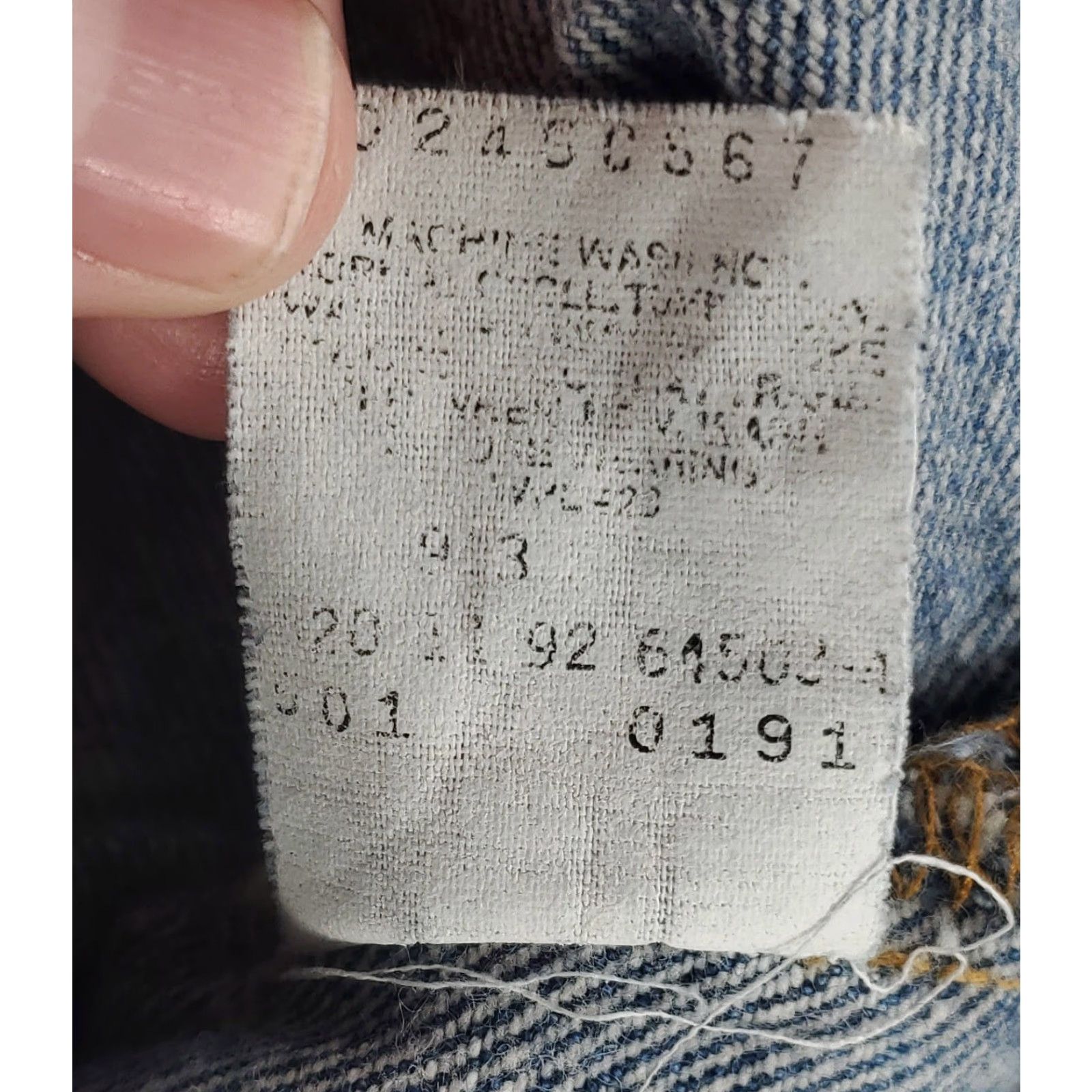 Levi's VINTAGE Levi's 501 Jeans Men 34 Inseam 31 Blue Straight 90s VTG 36x32 Actual 34x31 Mens Size US 34 / EU 50 - 5 Thumbnail