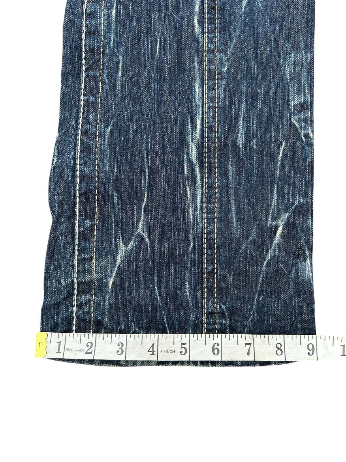 Kapital Flare Japanese Brand Three Stones Throw Denim Jeans Size US 32 / EU 48 - 16 Thumbnail