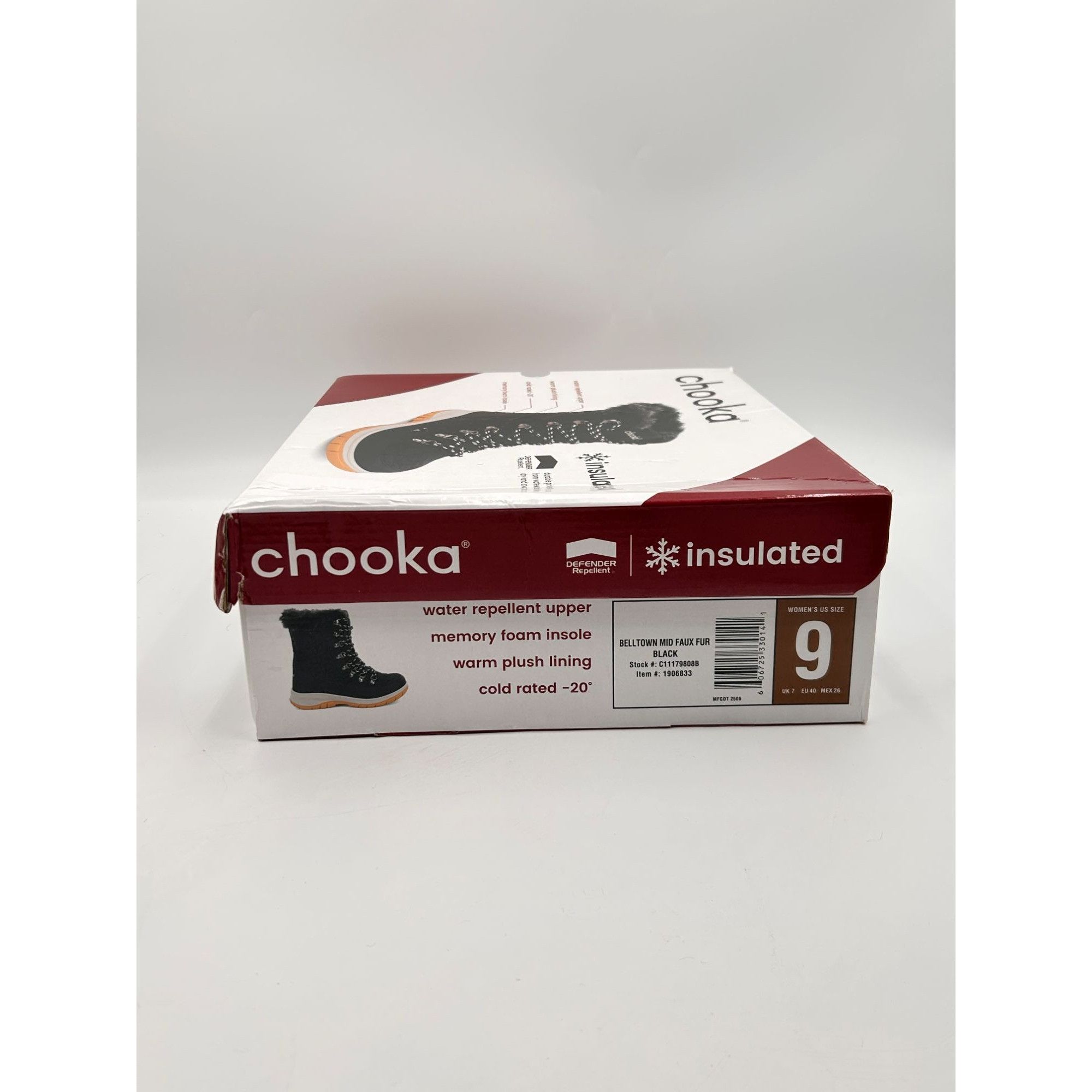 Other Chooka Belltown Mid Faux Fur Black Insulated Snow Boots Wome Size US 9 / IT 39 - 7 Thumbnail