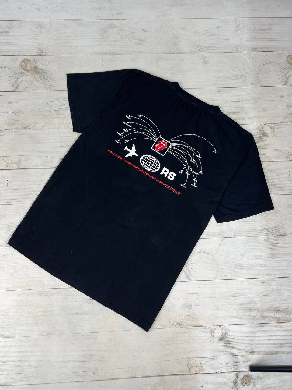 The Rolling Stones Vintage 1997 The Rolling Stones T shirt World Tour Size US XL / EU 56 / 4 - 2 Thumbnail