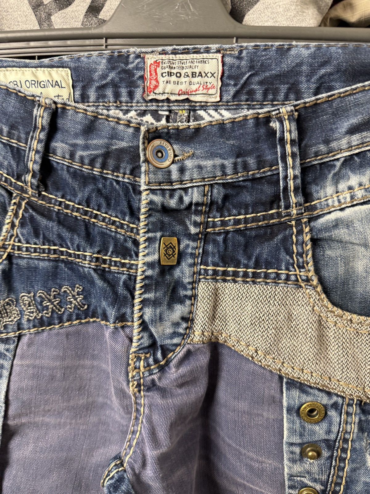 If Six Was Nine Vintage y2k Kapital style patchwork jeans avant garde Y2k Size US 32 / EU 48 - 5 Thumbnail
