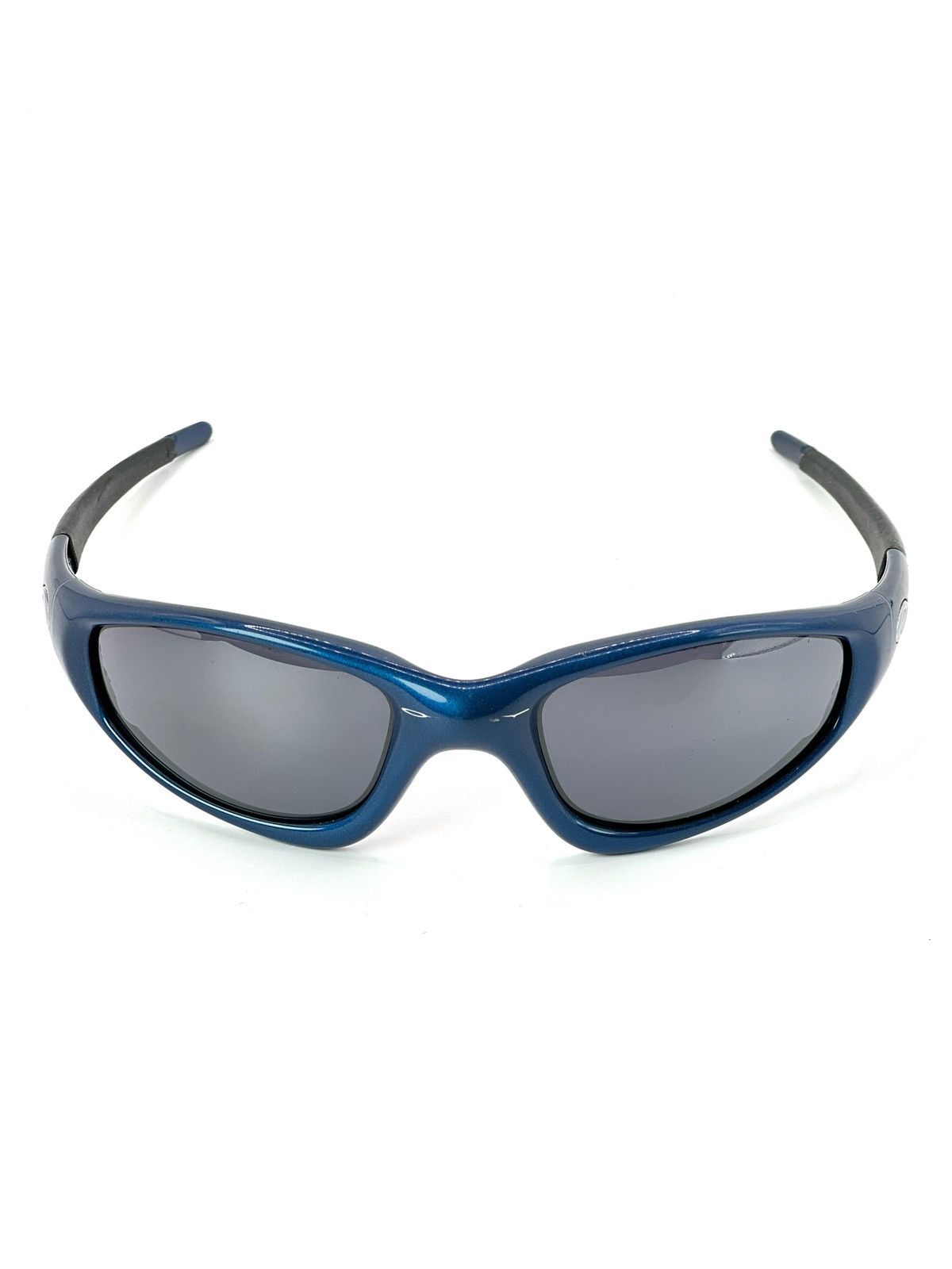 Oakley 1999 Vintage Oakley Sunglasses Straight Jacket Blue Size ONE SIZE - 3 Thumbnail