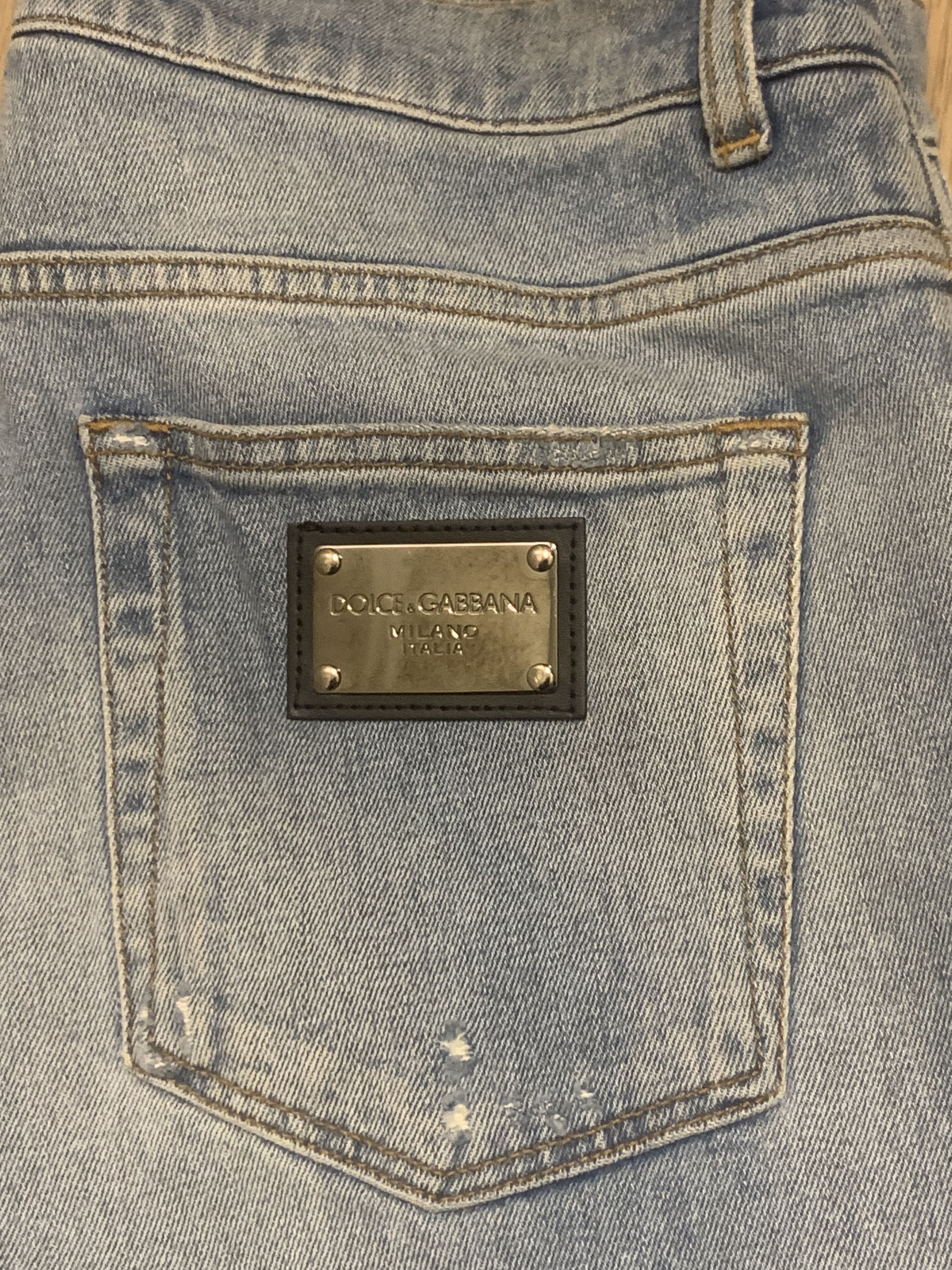 Dolce & Gabbana Blue Five-Pocket Jeans Size US 30 / EU 46 - 4 Thumbnail