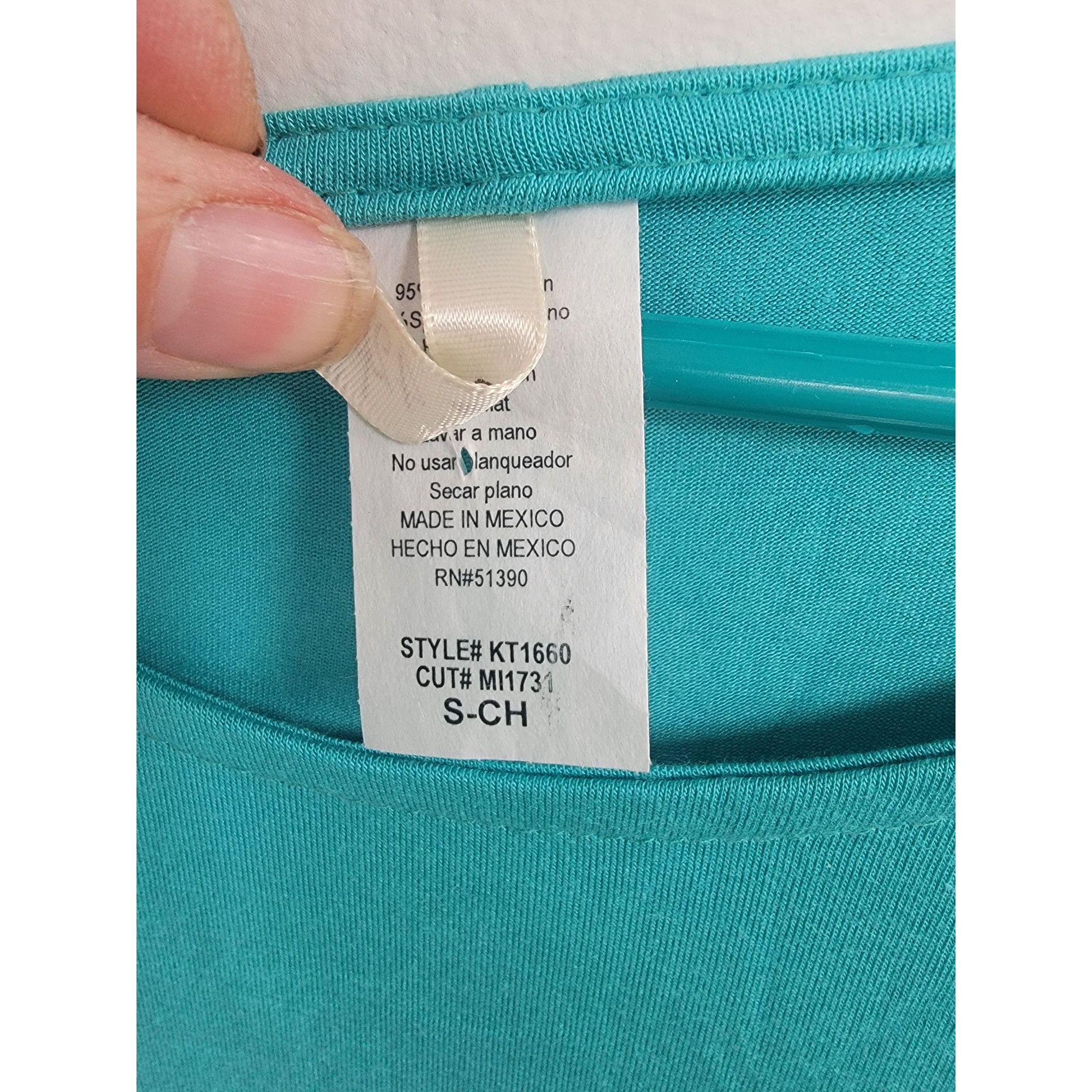Other Loose-Fit Turquoise Tunic Top S Size S / US 4 / IT 40 - 4 Thumbnail