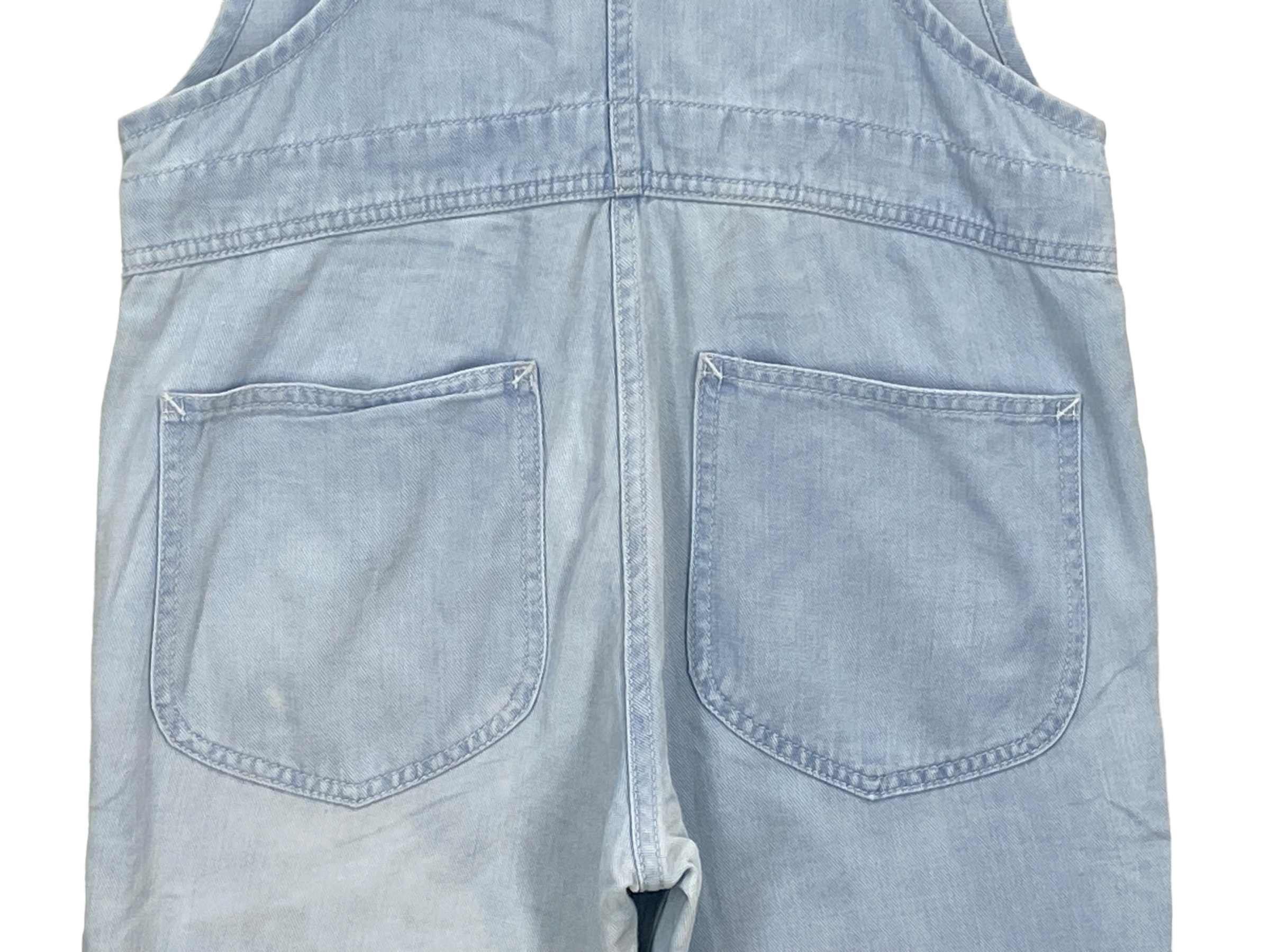Lee × Vintage Lee Carpenter Bib Overalls Light Wash Jeans Size US 32 / EU 48 - 7 Thumbnail