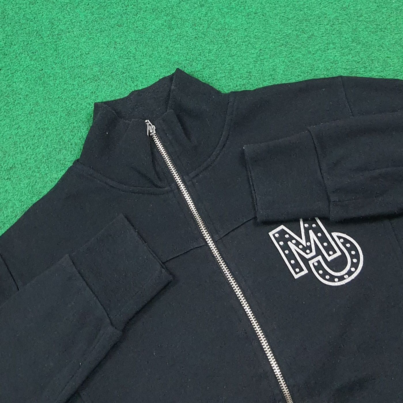 MCM Vintage MCM OTC Rhinestone MU Logo Track Jacket C289N18 Size XS / US 0-2 / IT 36-38 - 6 Thumbnail