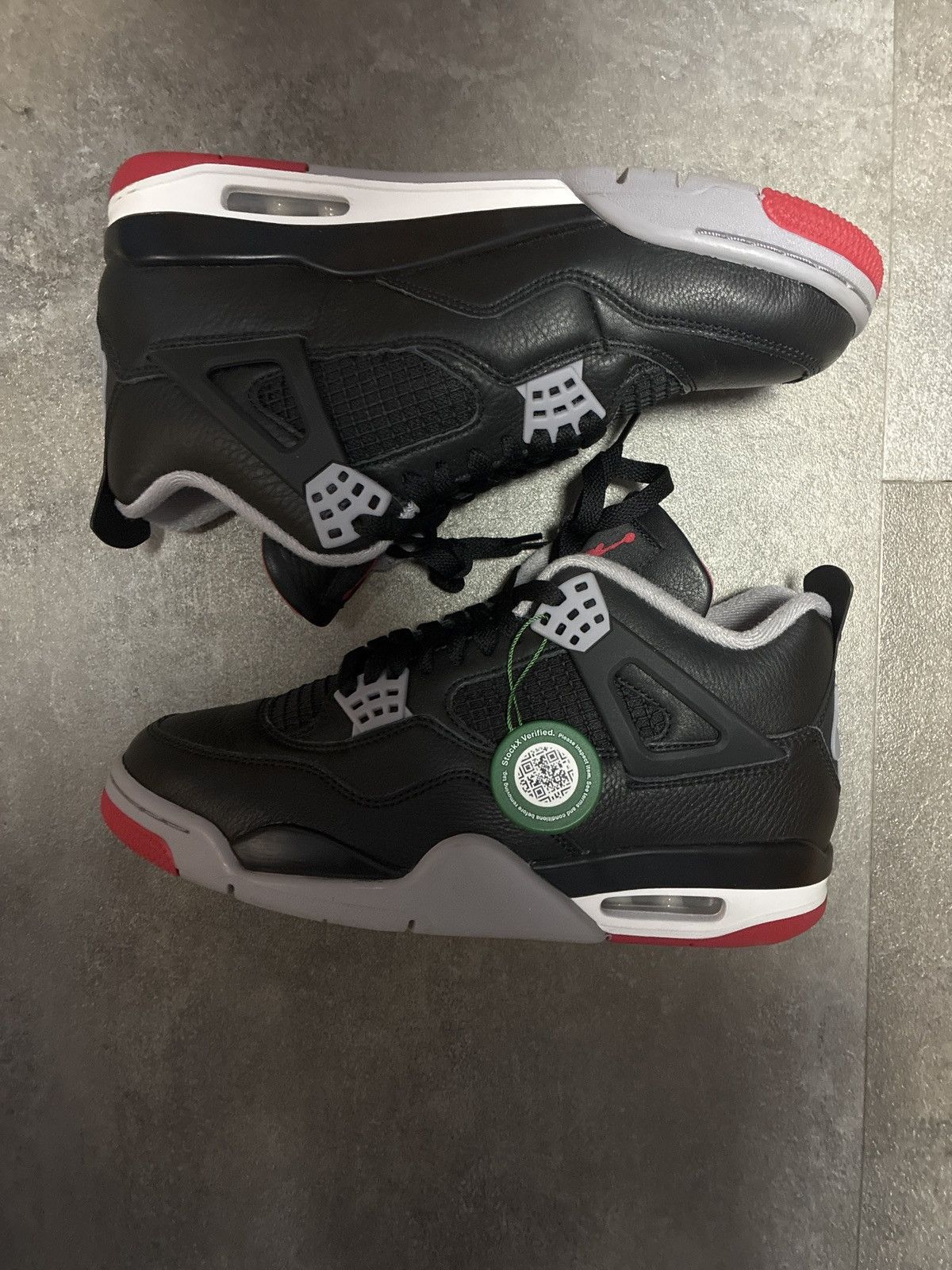 Jordan Brand Jordan 4 Bred Reimagined Retro Size US 8.5 / EU 41-42 - 2 Thumbnail