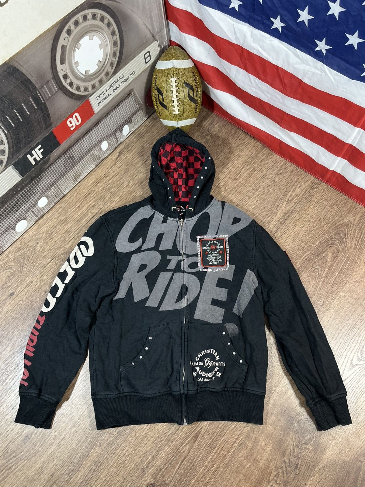 Christian Audigier Christian Audigier Zip Hoodie Size US L / EU 52-54 / 3 - 2 Thumbnail