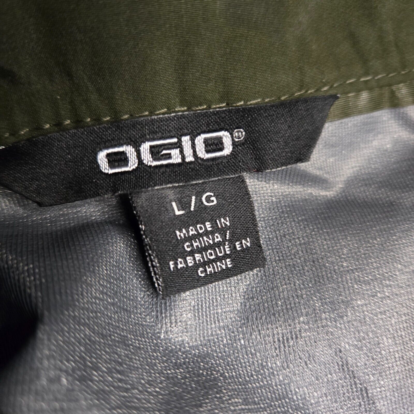 Ogio OGIO Men's Size L Hooded Shell Utilitarian Jacket Green C1 Size US L / EU 52-54 / 3 - 5 Thumbnail