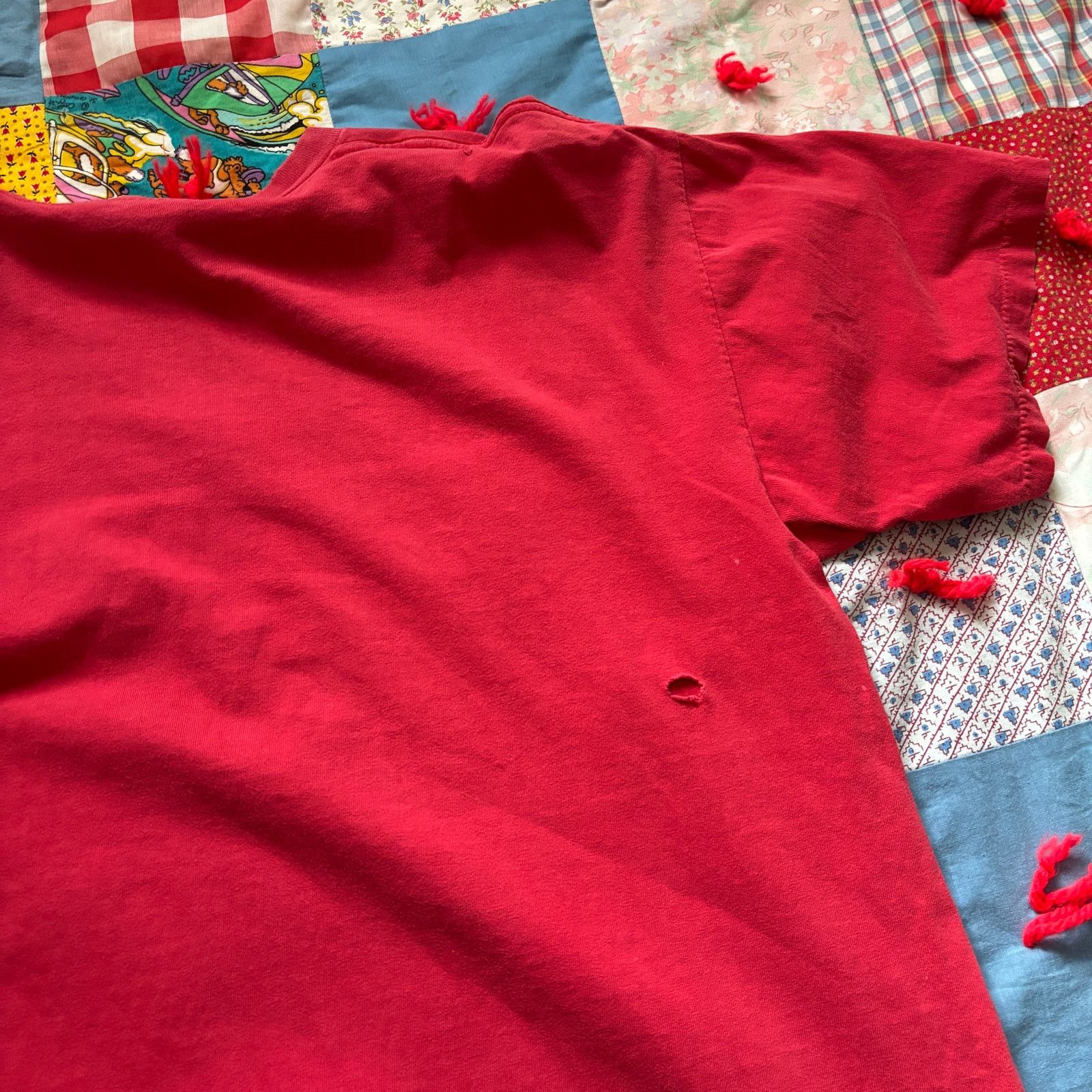 Vintage Vintage 1990s single stitched all stressed up humor tee Size US XL / EU 56 / 4 - 6 Thumbnail