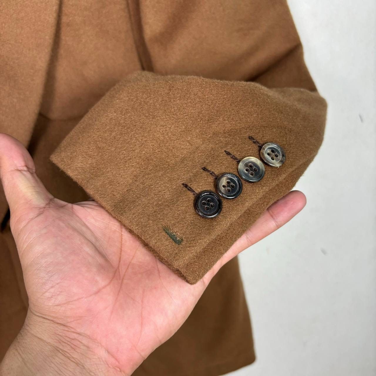 Calvin Klein Vtg Calvin Klein 100% Cashmere Blazer Japan Archive Brown M Size 38R - 6 Thumbnail
