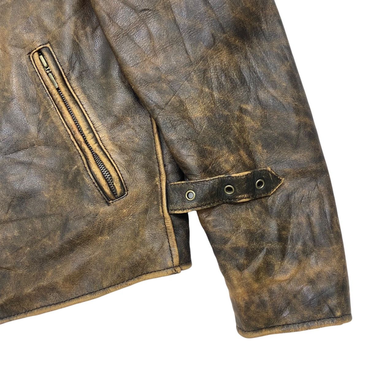 Harley Davidson Vintage Harley Davidson Motorcycle Cafe Racer Biker Jacket Size US M / EU 48-50 / 2 - 14 Thumbnail