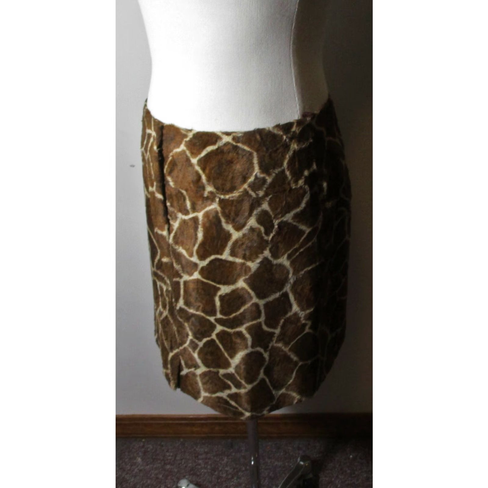 Nanette Lepore NANETTE LEPORE Brown Faux Fur Skirt Women's Size 6 Size 28" / US 6 / IT 42 - 4 Thumbnail