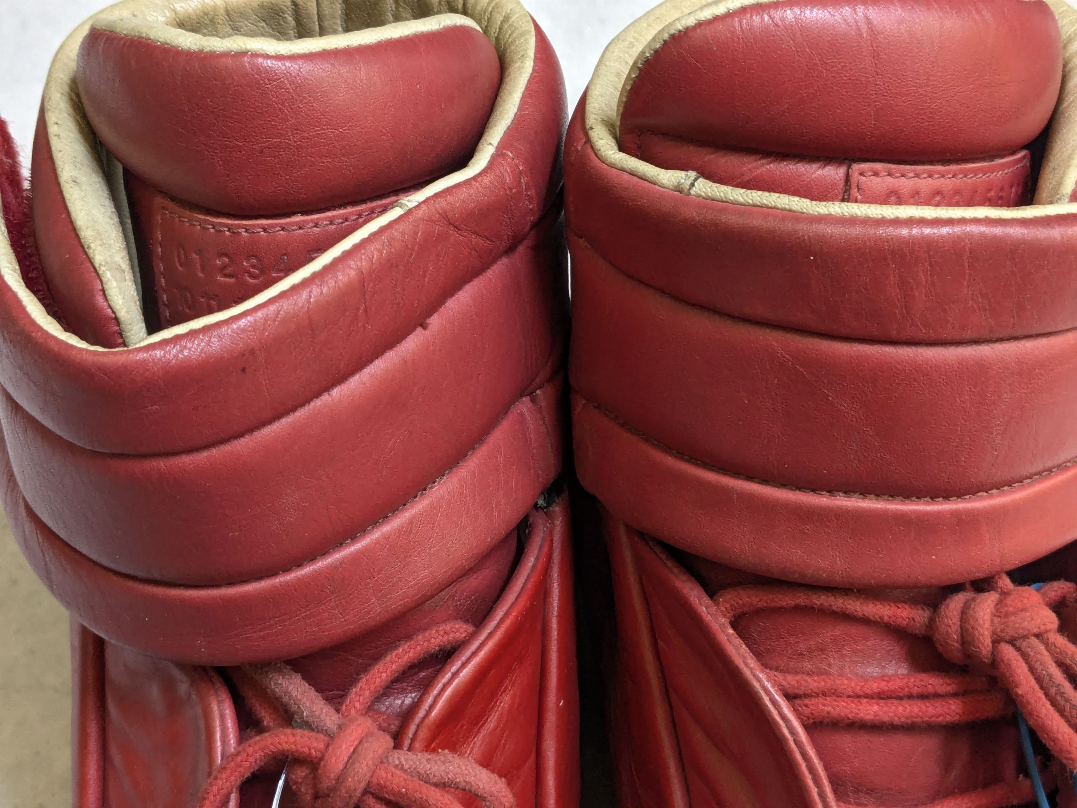 Maison Margiela Maison Margiela Future Sneakers Red 11 44 High Tops Leather Size US 11 / EU 44 - 4 Thumbnail