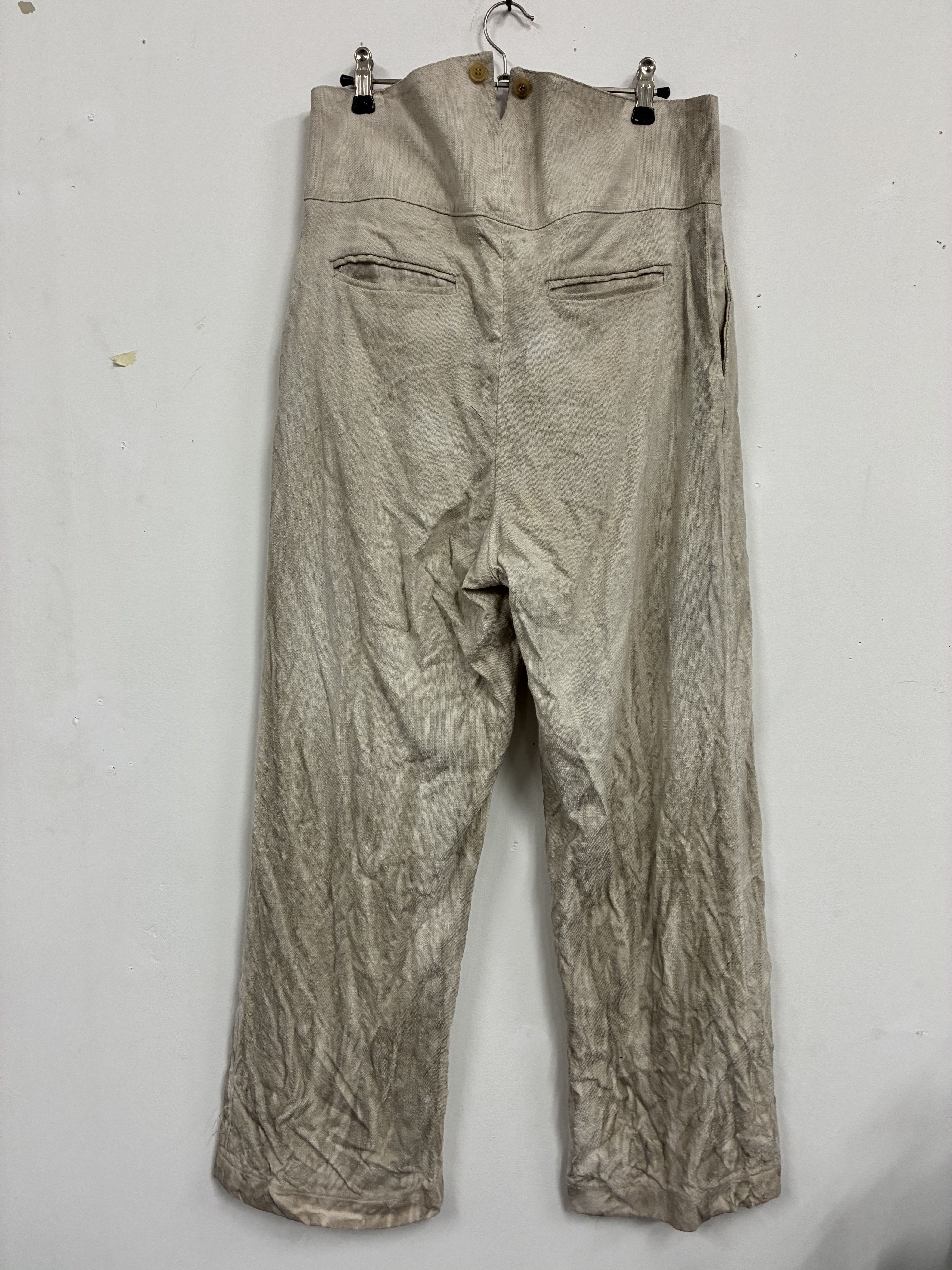 Mavranyma MAVRANYMA - hand dyed wool linen pants Size US 30 / EU 46 - 2 Thumbnail