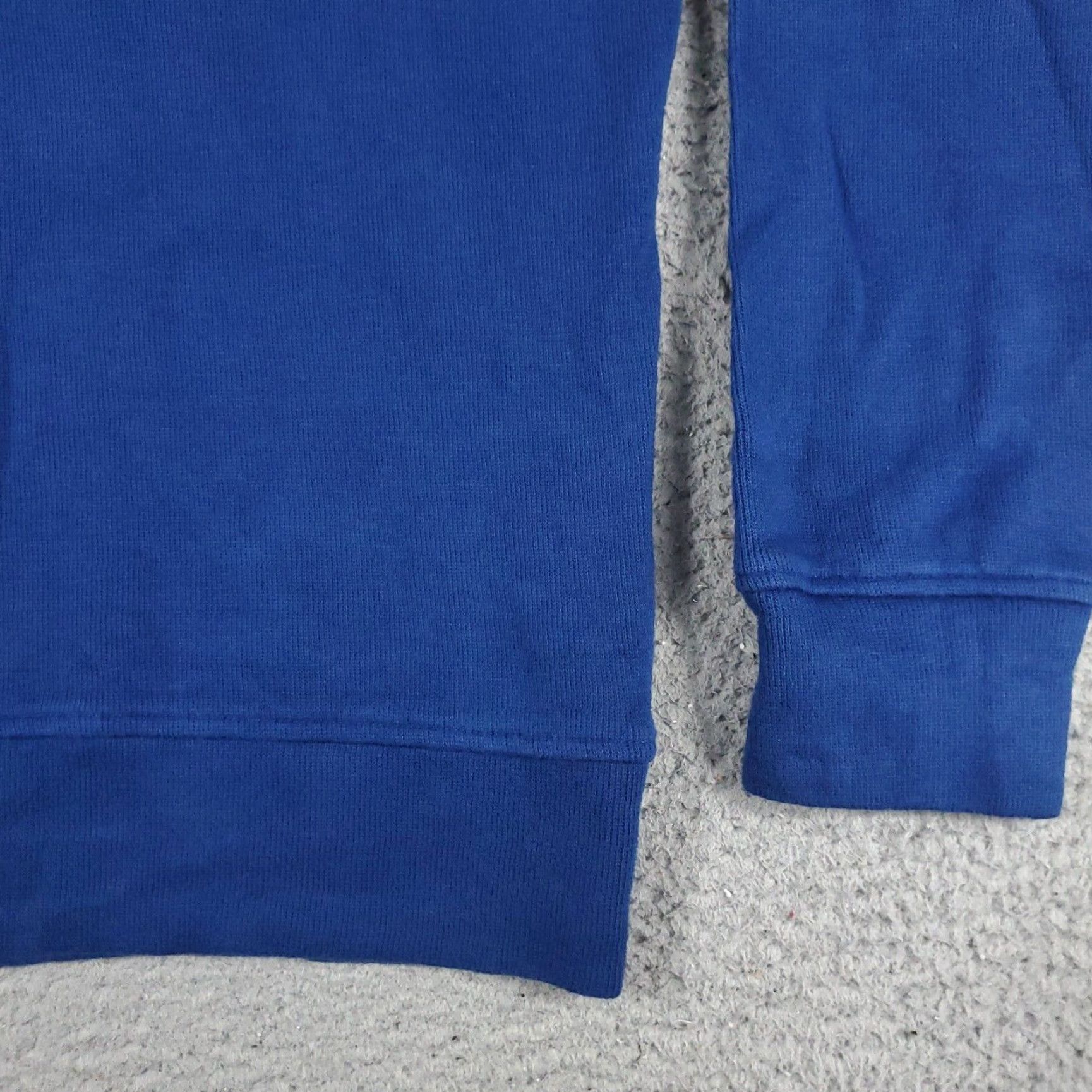 Nautica Nautica Blue Collared Button Pullover Sweater Mens Large Cotton Size US L / EU 52-54 / 3 - 4 Thumbnail