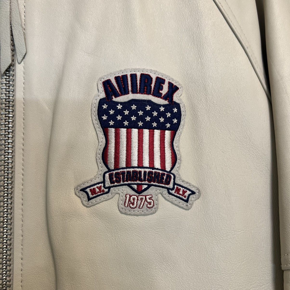 Avirex Avirex Icon USA Beige Jacket Size US XXL / EU 58 / 5 - 4 Thumbnail