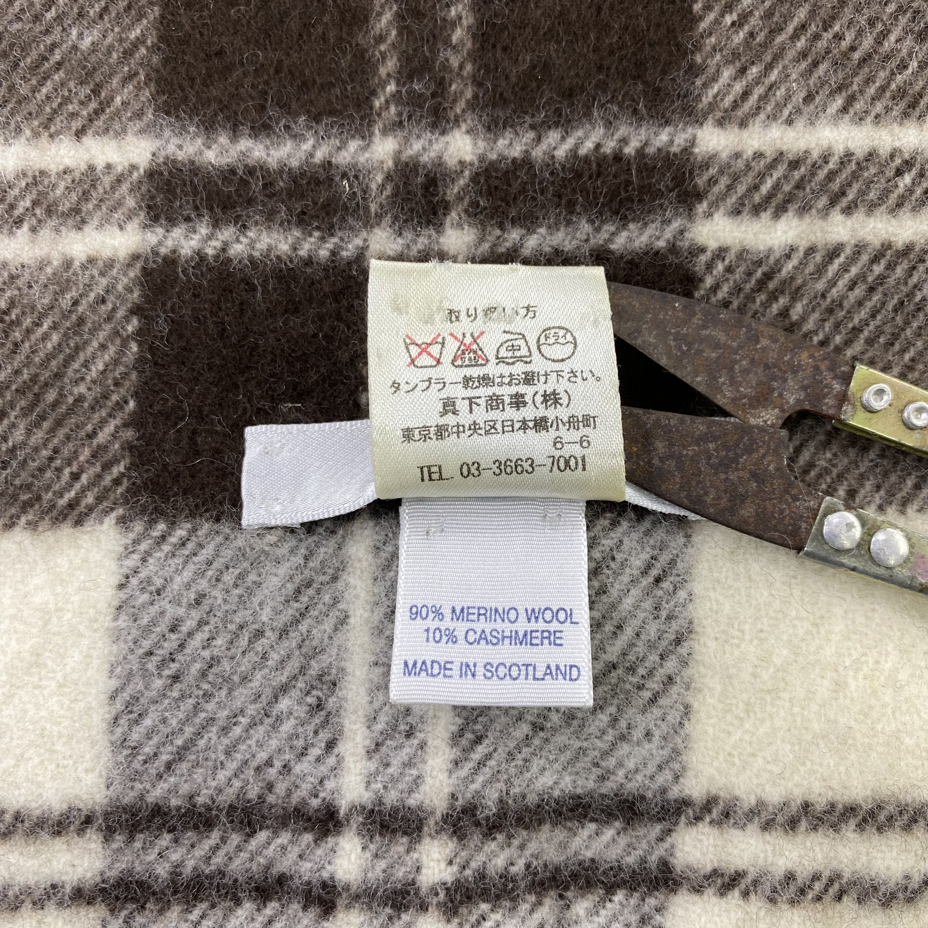 Johnstons Of Elgin × Vintage Johnstons Muffler Scarf / Neckwear - T1541 Size ONE SIZE - 6 Thumbnail