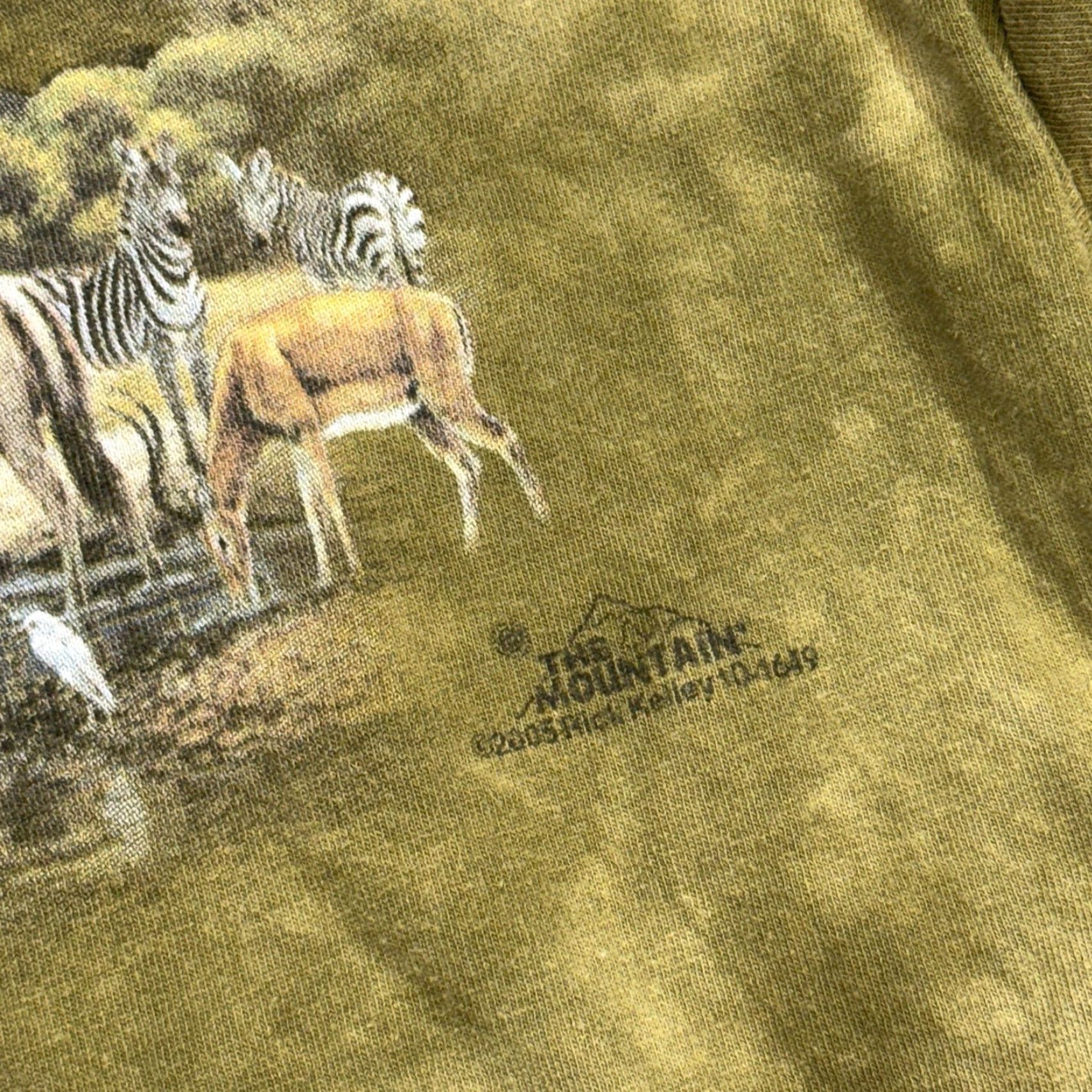 The Mountain The Mountain Shirt Mens XL Green Safari Animals Jacksonville Zoo Graphic Tee Size US XL / EU 56 / 4 - 3 Thumbnail