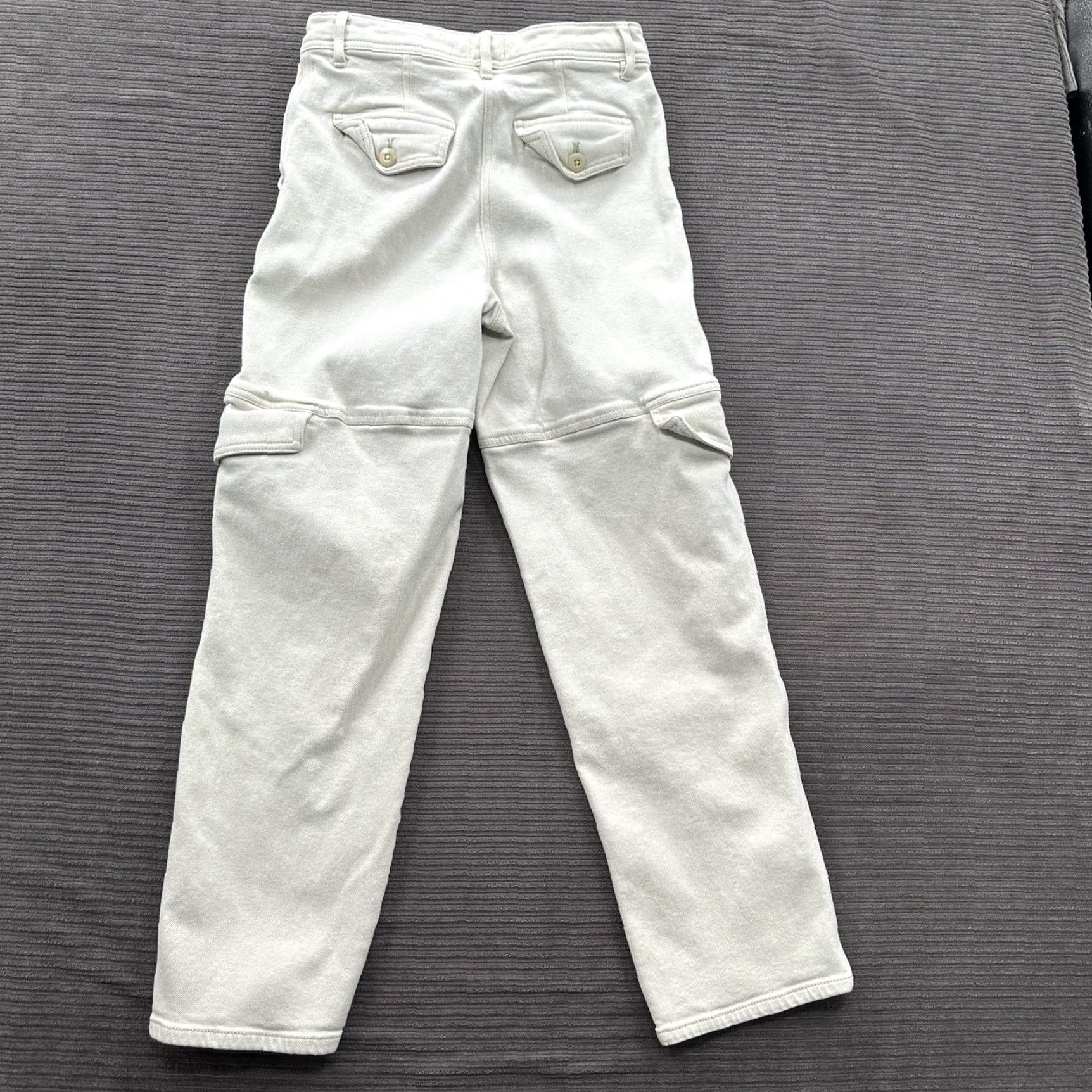 Aritzia Aritzia Wilfred Free Modern Cargo Pant Women 4 Beige Cotton High Rise Pocketed Tapered 29in Inseam Casual Fall Summer 90s City Preppy Womens Size 27" / US 4 / IT 40 - 2 Thumbnail