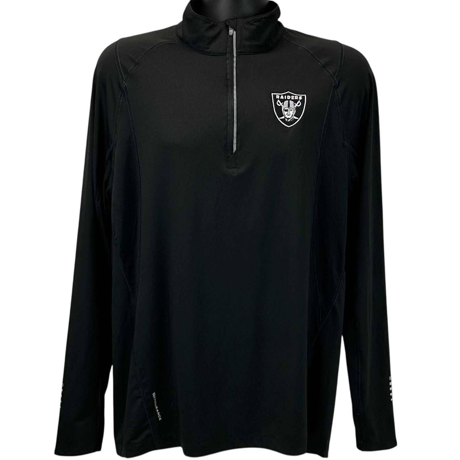 Ogio Las Vegas Raiders 1/4 Quarter Zip Shirt Black NFL L Large Size US L / EU 52-54 / 3 - 1 Thumbnail