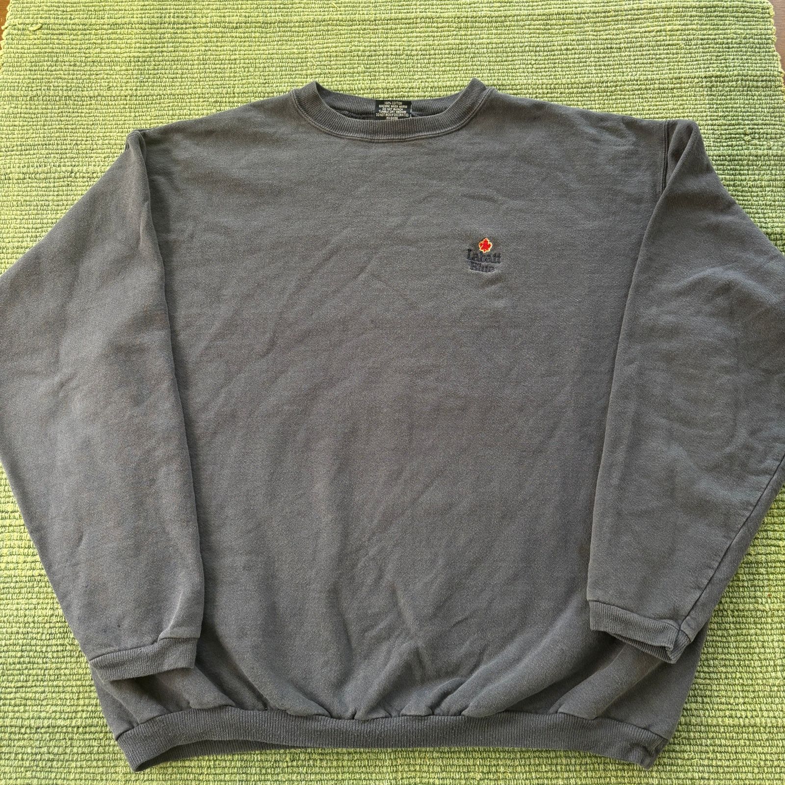 Vintage Vintage 90s Labatt Blue Cotton Sweatshirt Sz XL Size US XL / EU 56 / 4 - 1 Thumbnail