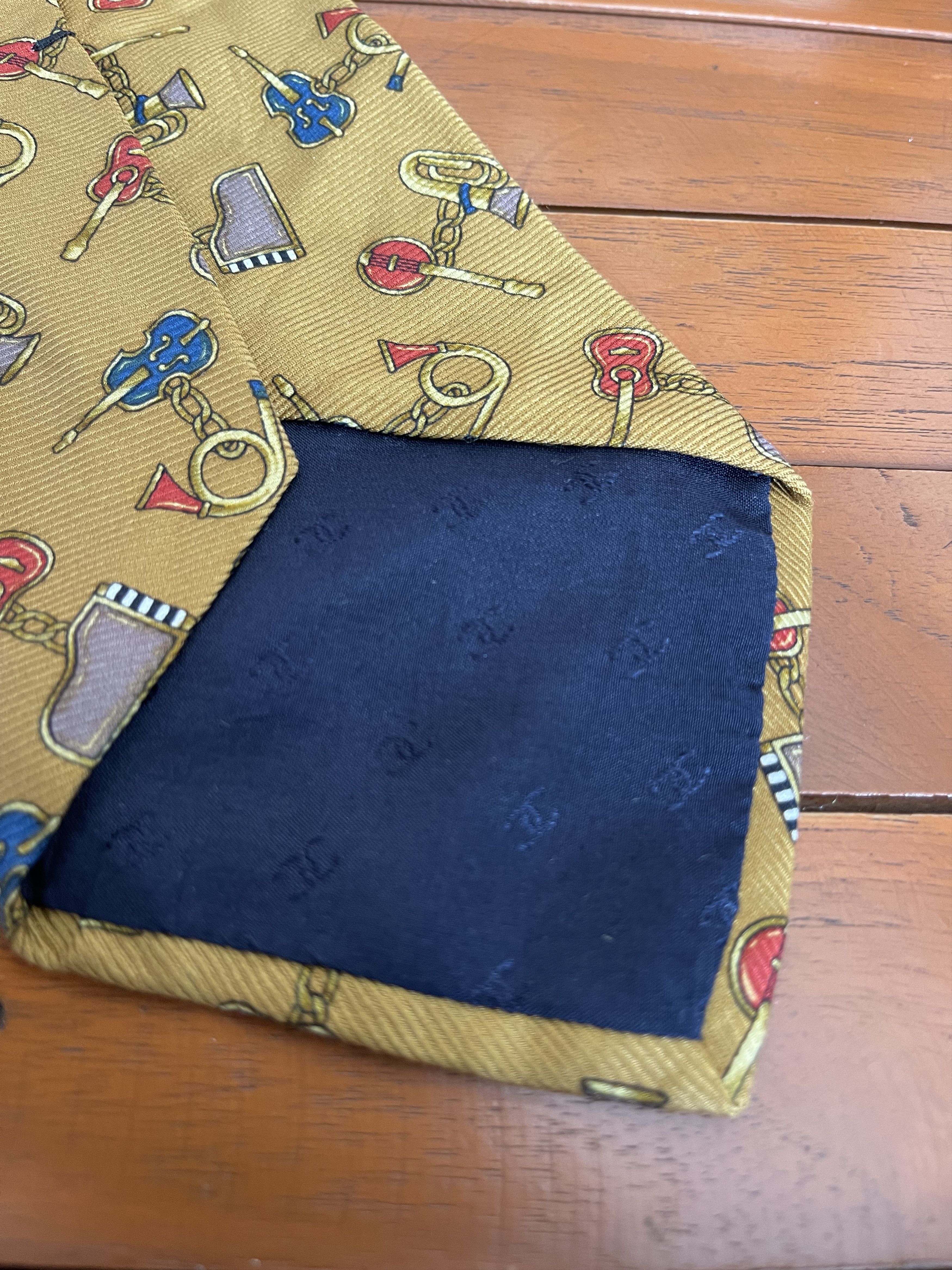 Chanel Vintage Chanel Neckties Made in Italy Size ONE SIZE - 5 Thumbnail