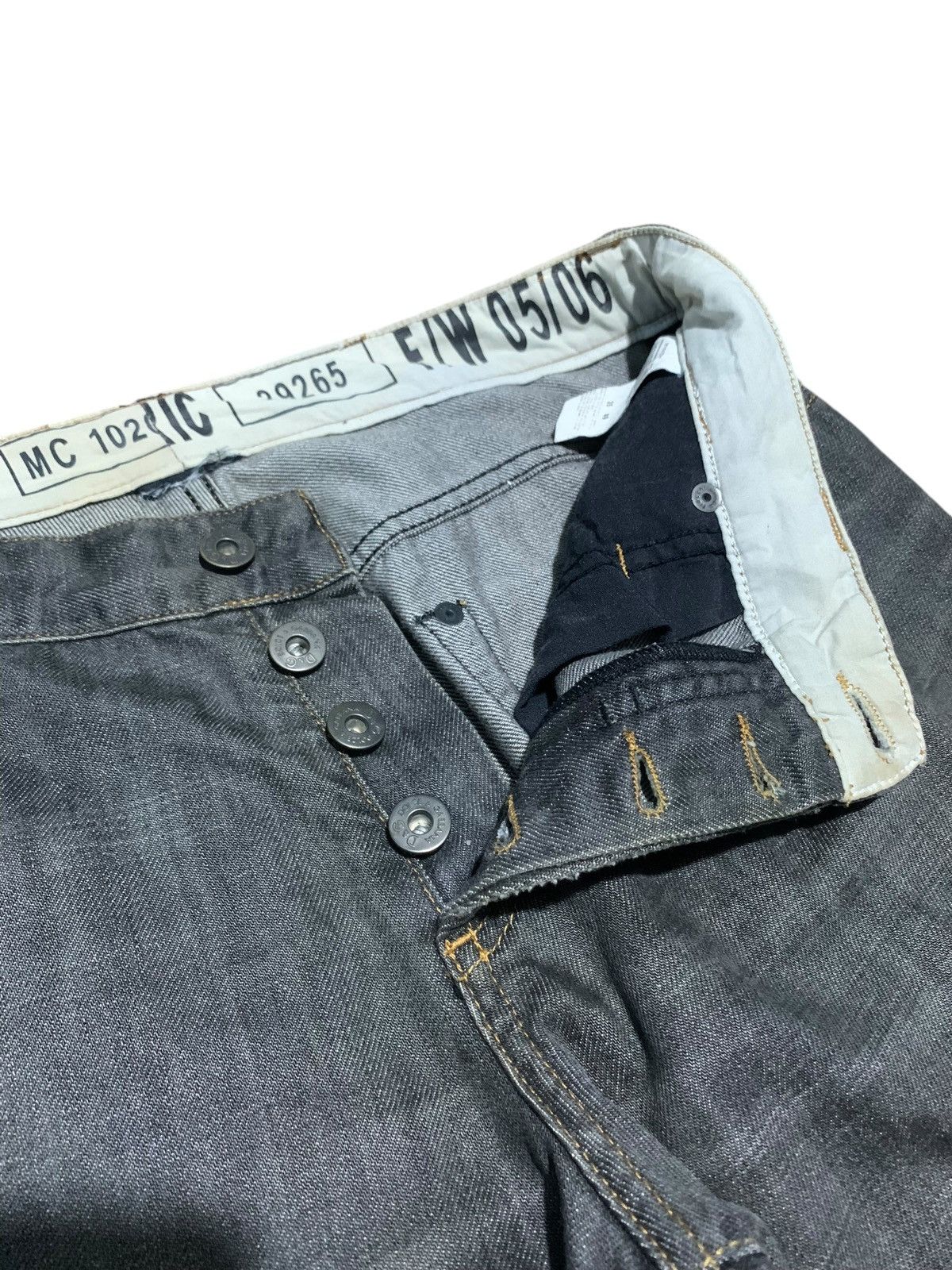 Dolce & Gabbana FW 05/06 Dolce & Gabbana ripped button fly jeans Size US 32 / EU 48 - 6 Thumbnail