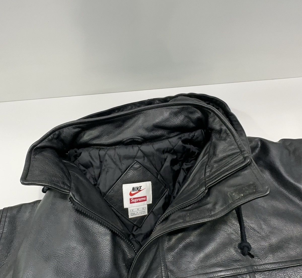 Nike × Supreme Supreme Nike Leather Anorak Size US L / EU 52-54 / 3 - 6 Thumbnail