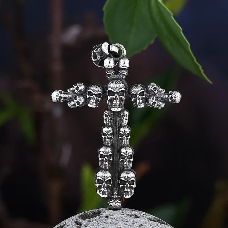 Japanese Brand × Jewelry Gothic Skull Pendant Necklace Size ONE SIZE - 3 Thumbnail