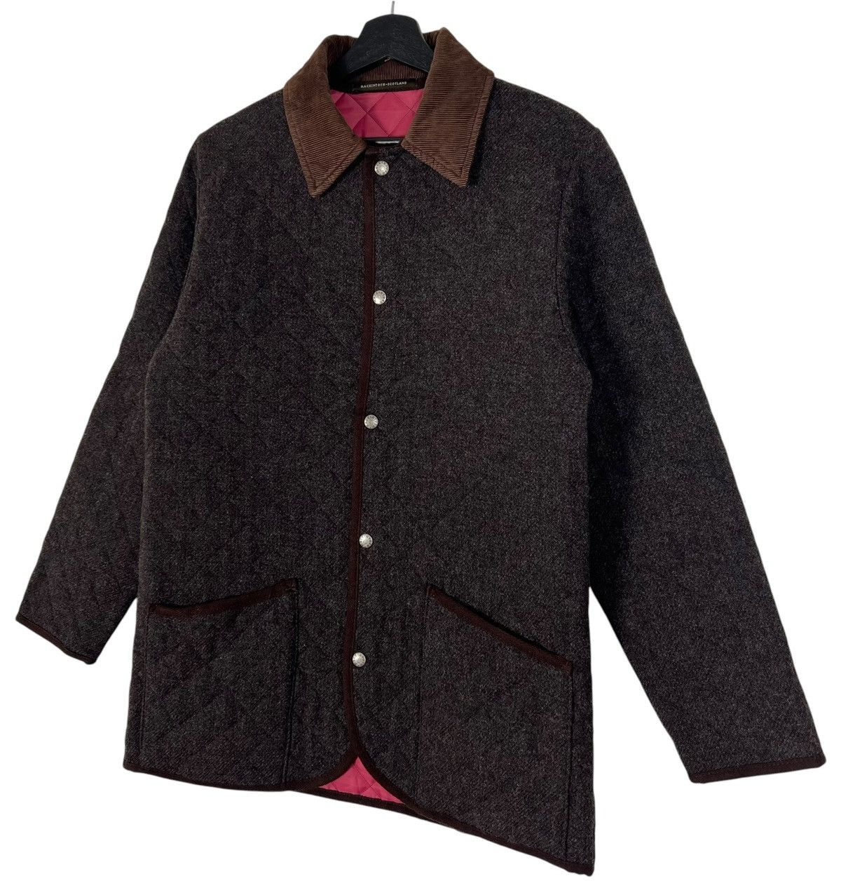 Kiko Kostadinov Vintage Mackintosh Wool Quilted Jacket Size US M / EU 48-50 / 2 - 4 Thumbnail