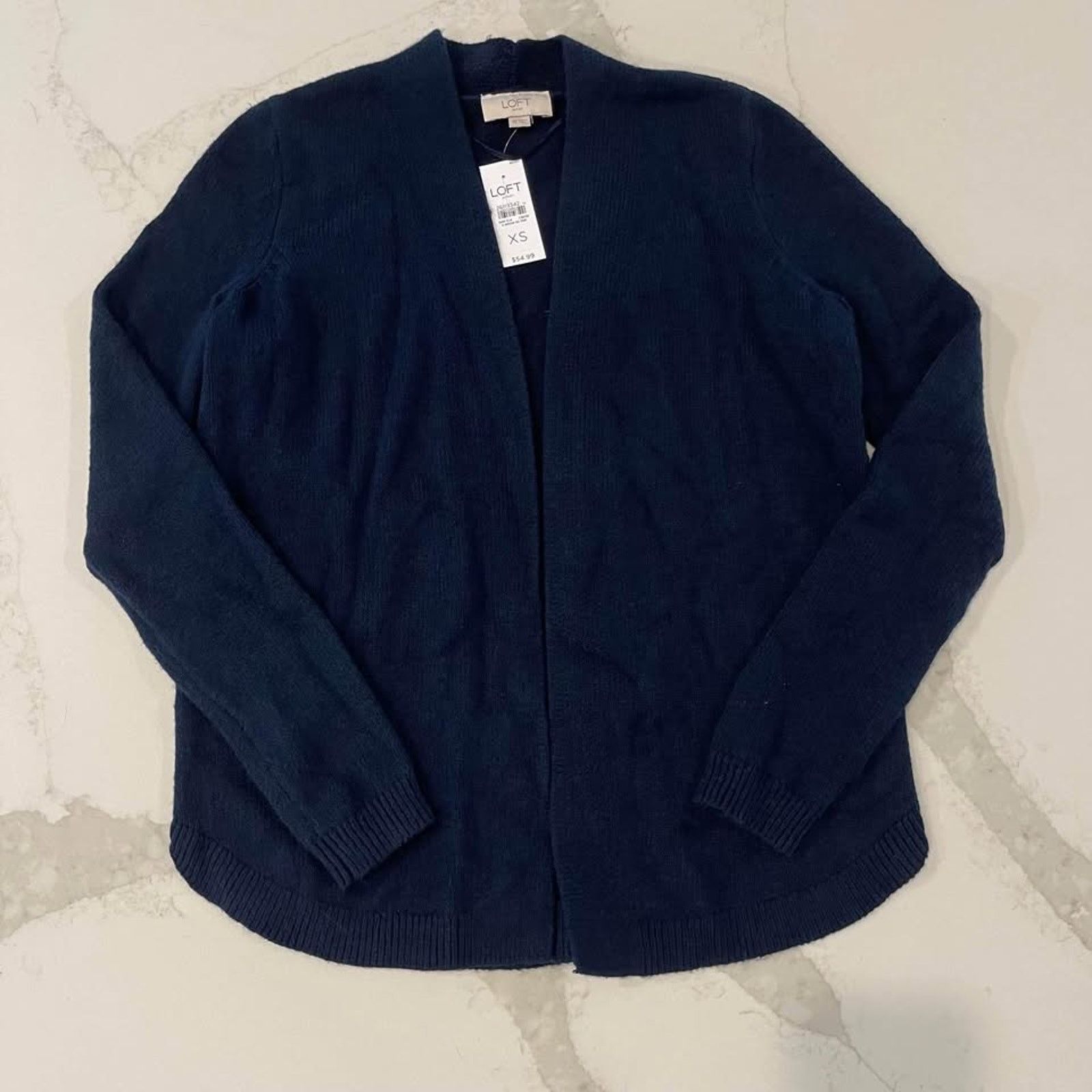Loft Loft Outlet NWT Blue Open Front Cardigan Sweater Women's XS Size XS / US 0-2 / IT 36-38 - 1 Thumbnail