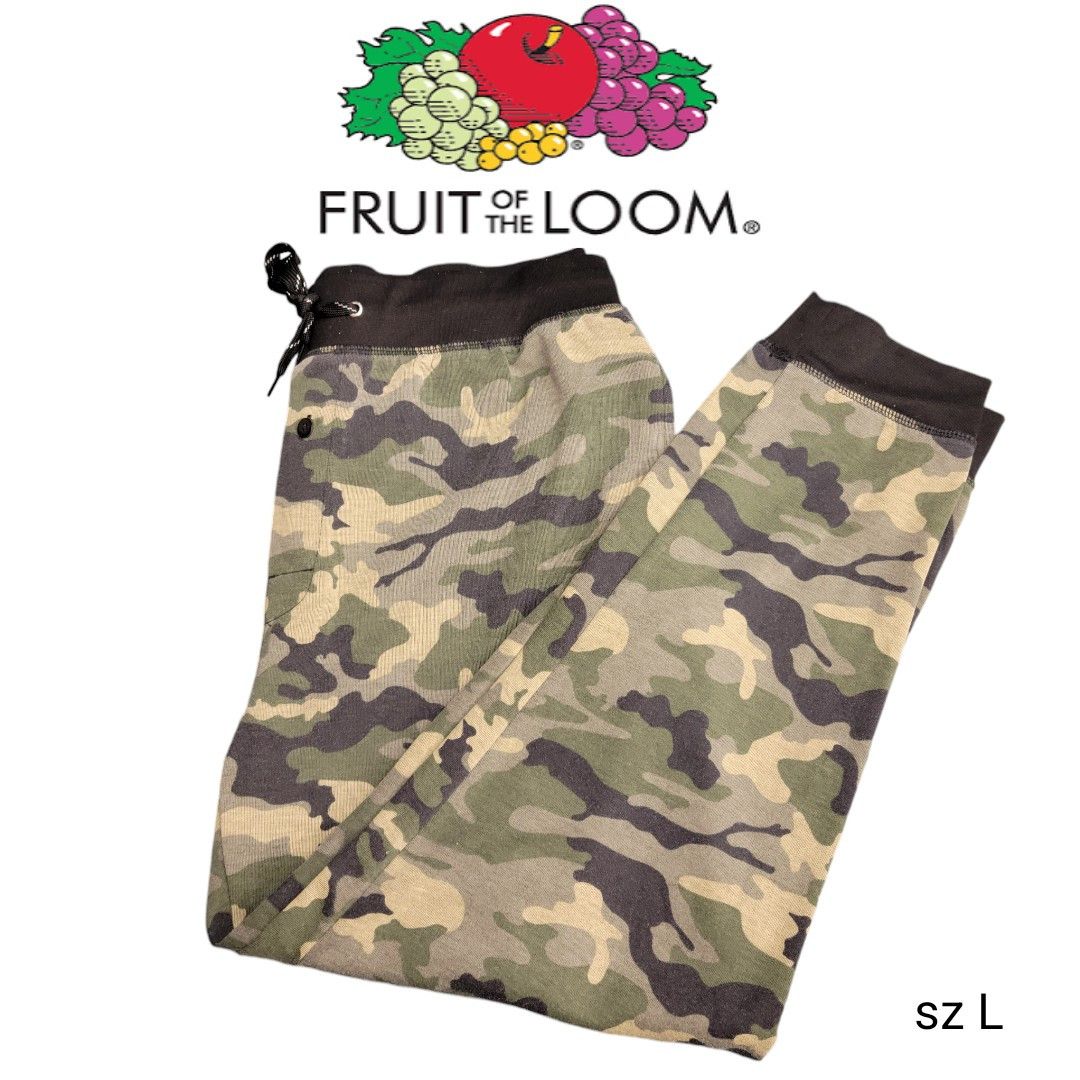 Fruit Of The Loom Fruit of the Loom Camouflage Sweatpants Cropped Ankle Size 34" / US 12 / IT 48 - 1 Thumbnail