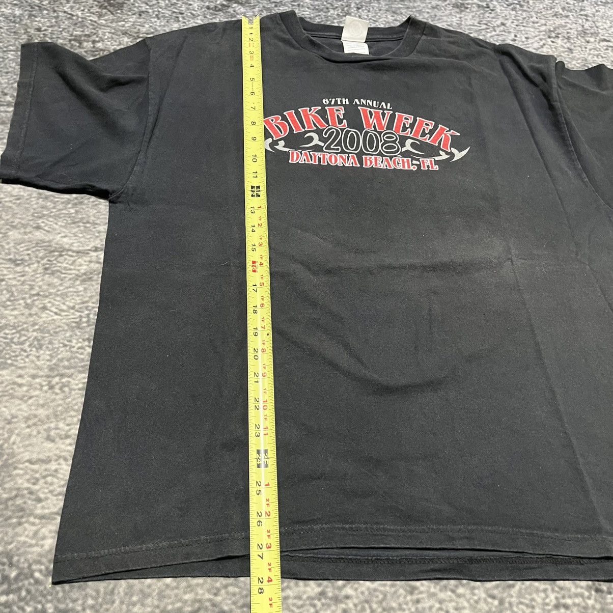 Harley Davidson Vintage Bike Week 2008 T Shirt Faded ERD Style Grunge XL Size US XL / EU 56 / 4 - 9 Thumbnail