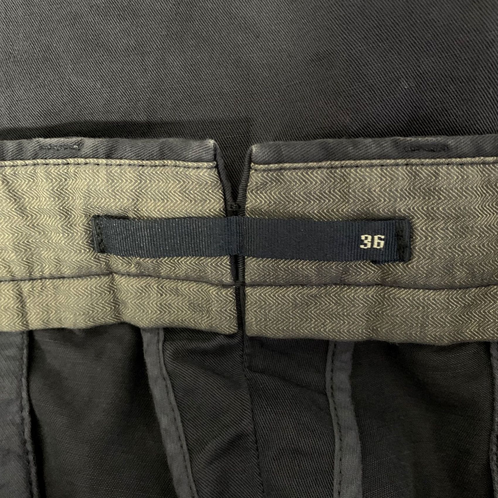 Incotex INCOTEX Navy Cotton Linen Shorts 36 Men Adult Short Pants Inseam 10 Solid Lightweight Shorts Size US 36 / EU 52 - 3 Thumbnail