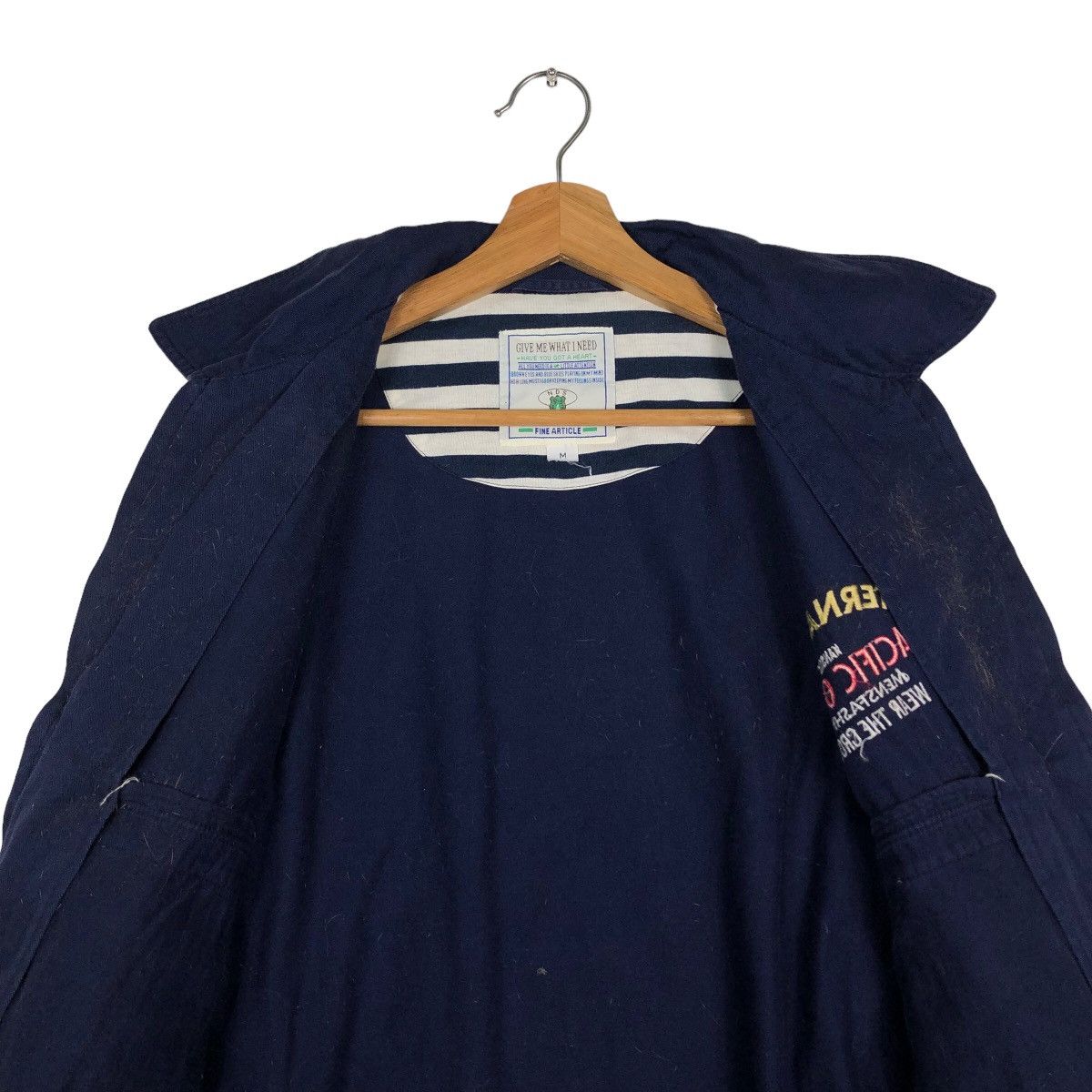 Hysteric Glamour 🔥Vintage Bomber Jacket Pacific Ocean Big Logo Union Size US M / EU 48-50 / 2 - 14 Thumbnail