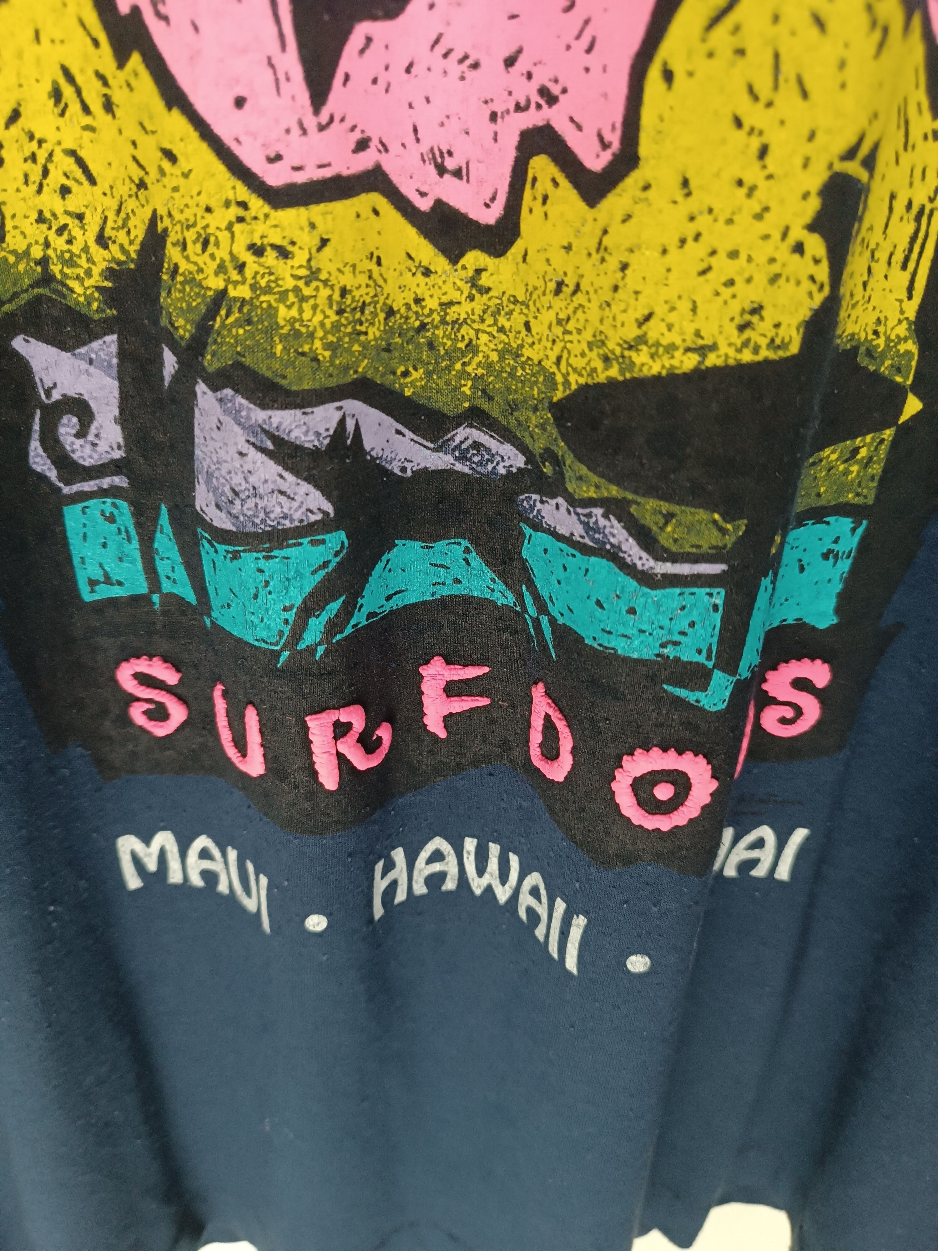 Vintage VERY RARE🔥VINTAGE 80'S HAWAII SURF DOGS RARE AF TEE Size US L / EU 52-54 / 3 - 10 Thumbnail