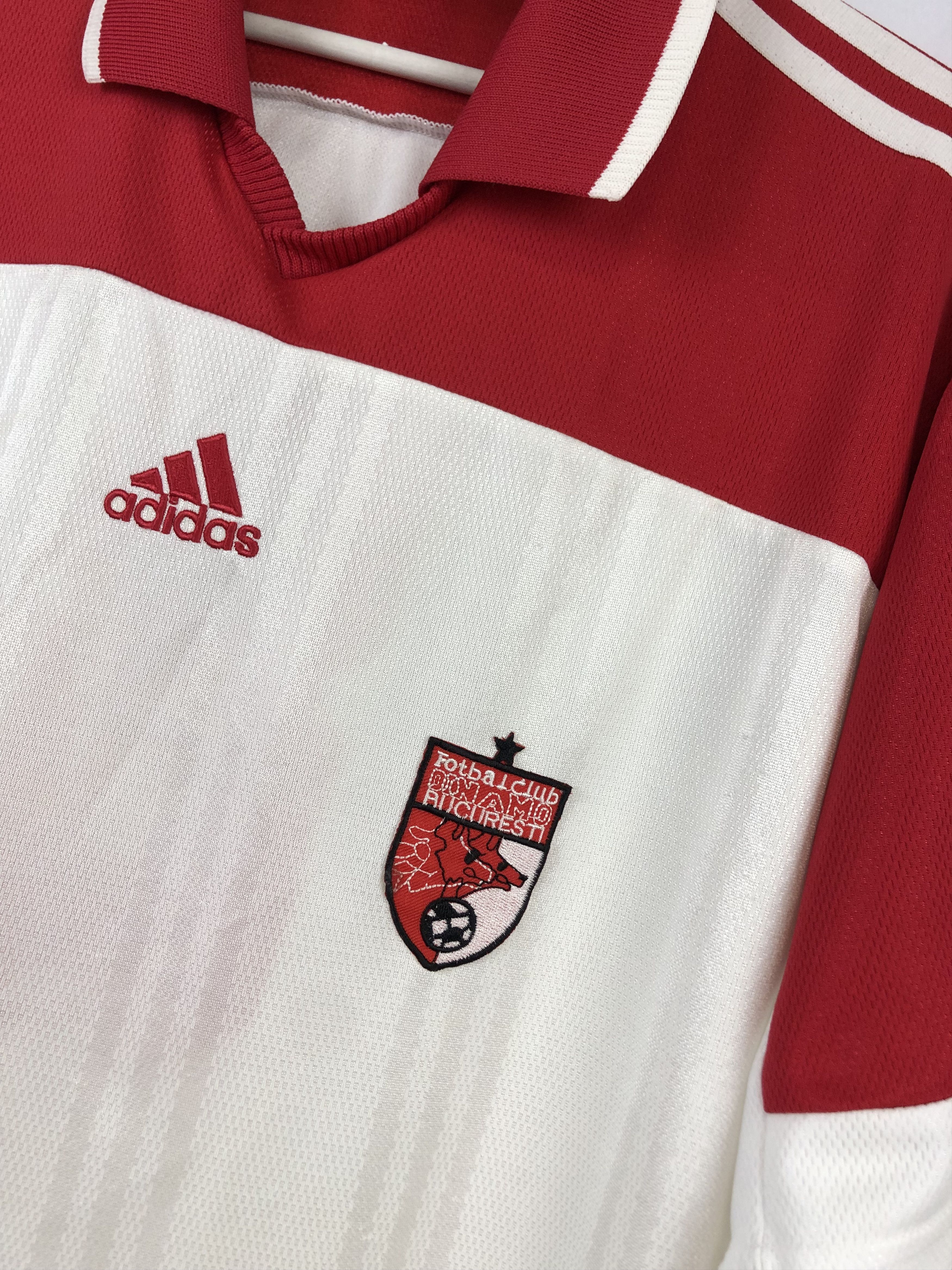 Adidas Vintage Dynamo Bucharest Football Shirt Player Issue Tee Size US XL / EU 56 / 4 - 5 Thumbnail