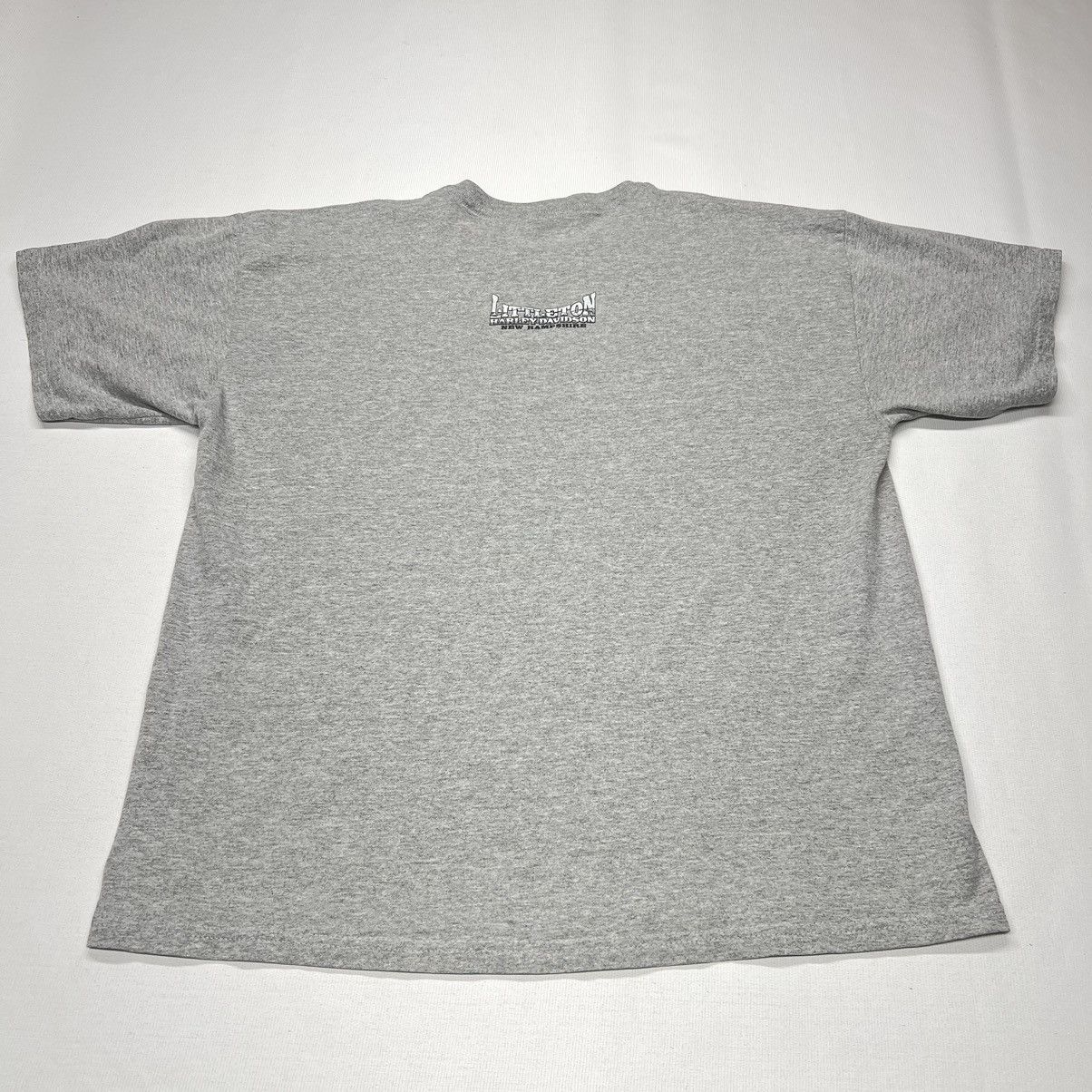 Harley Davidson × Vintage Harley Davidson Tee Shirt Grey Ride To The Sky Eagle Biker Size US XL / EU 56 / 4 - 11 Thumbnail