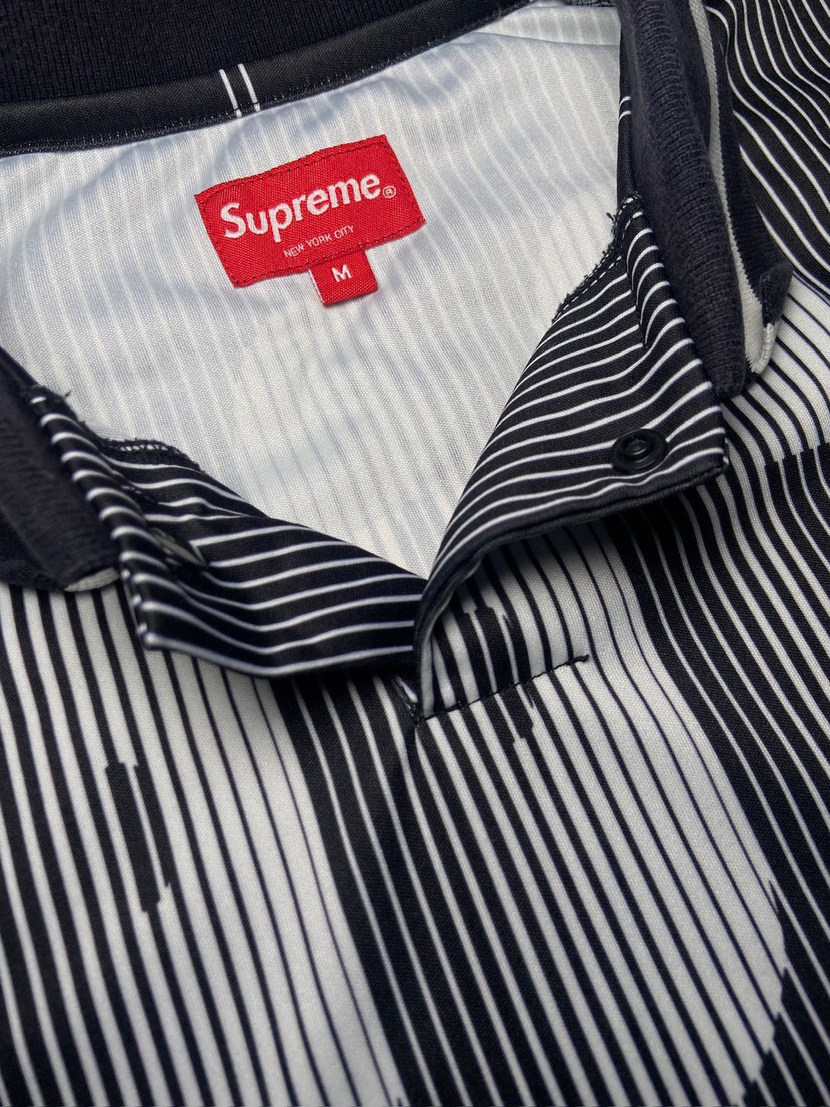 Supreme Supreme #9 Soccer Polo Jersey in black/grey Size US M / EU 48-50 / 2 - 4 Thumbnail