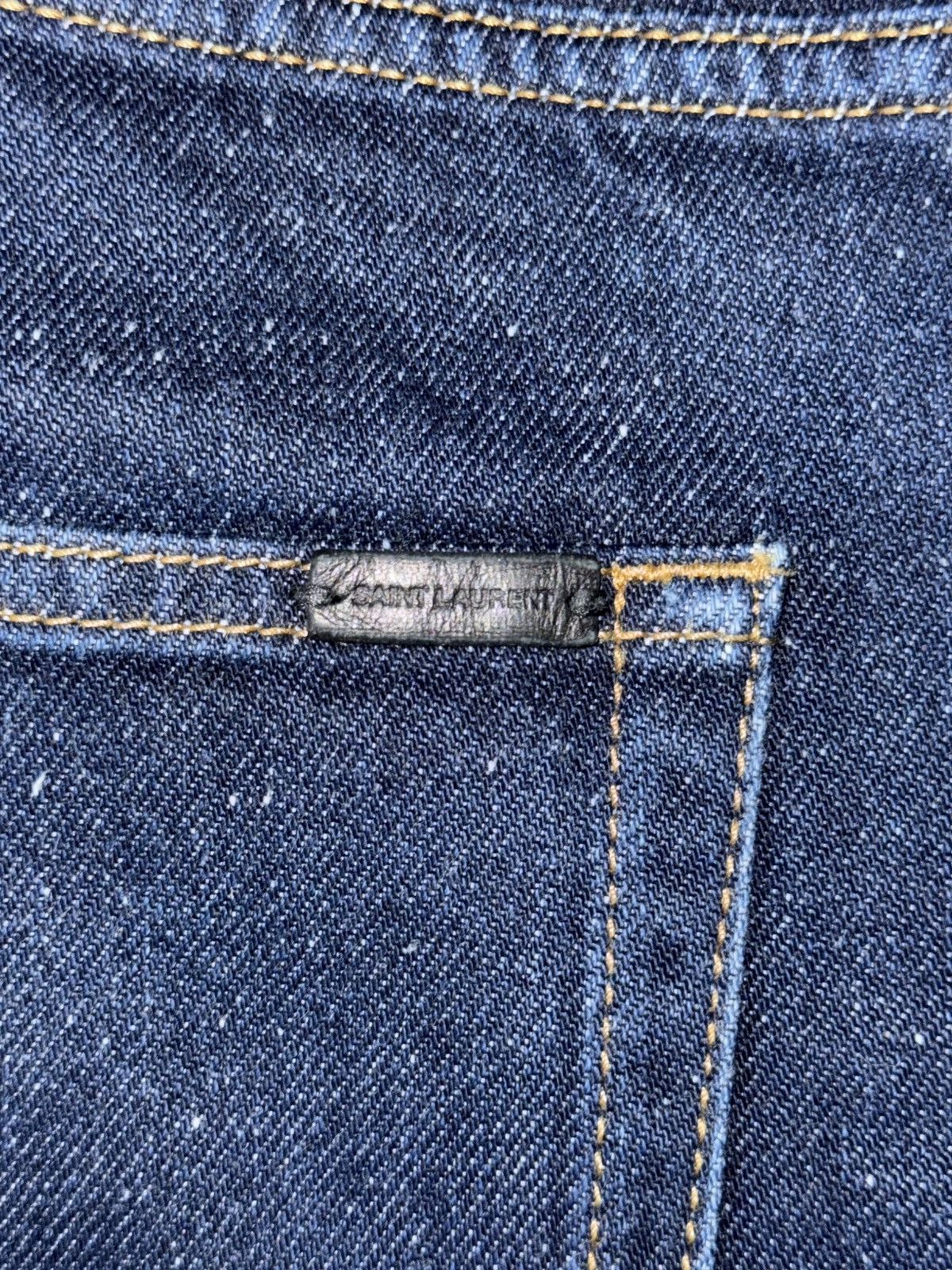 Saint Laurent Paris Saint Laurent Denim Jeans - “Etienne” Speckled Size US 30 / EU 46 - 3 Thumbnail