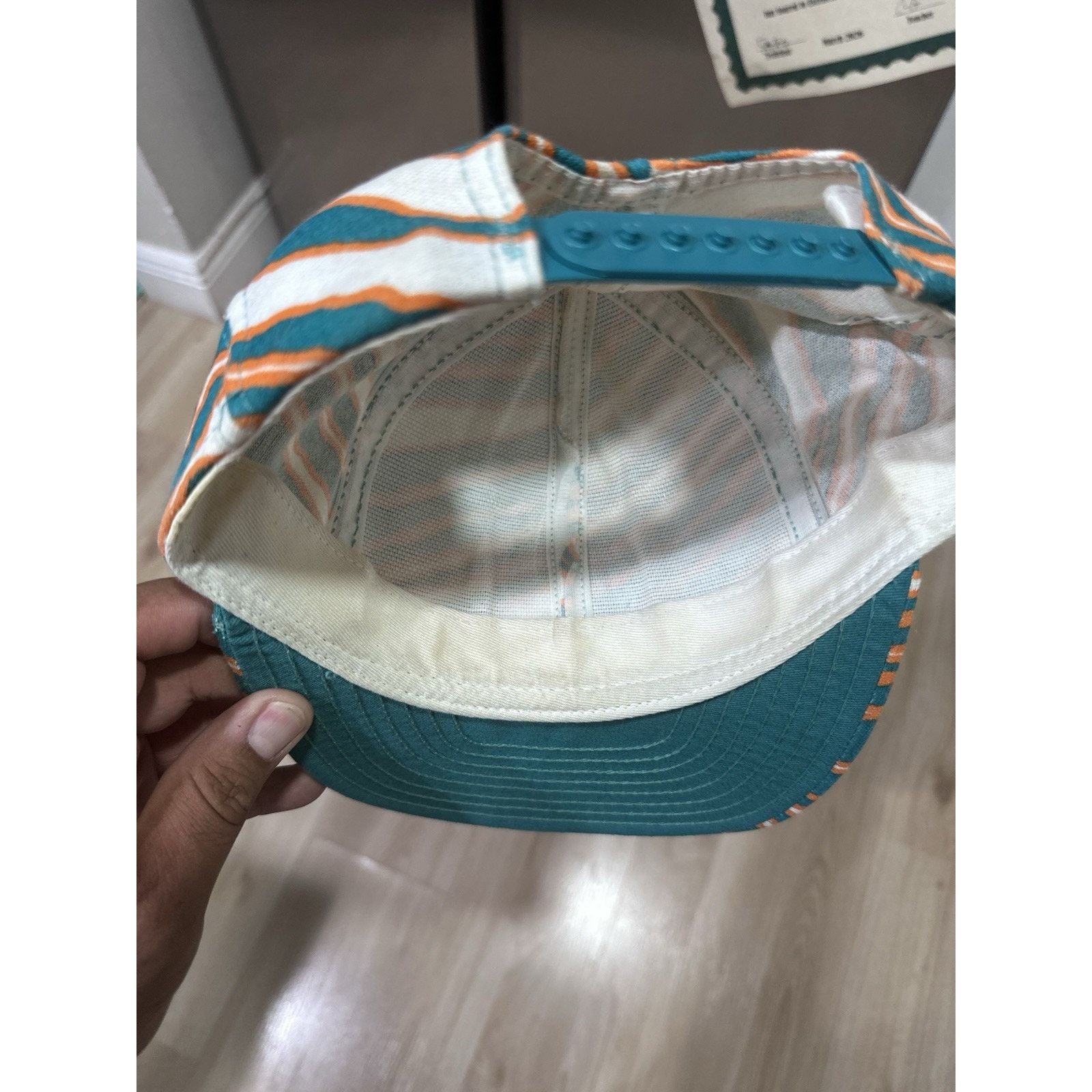Zubaz Miami Dolphins NFL Snapback Hat Cap AJD Zubaz Size ONE SIZE - 6 Thumbnail