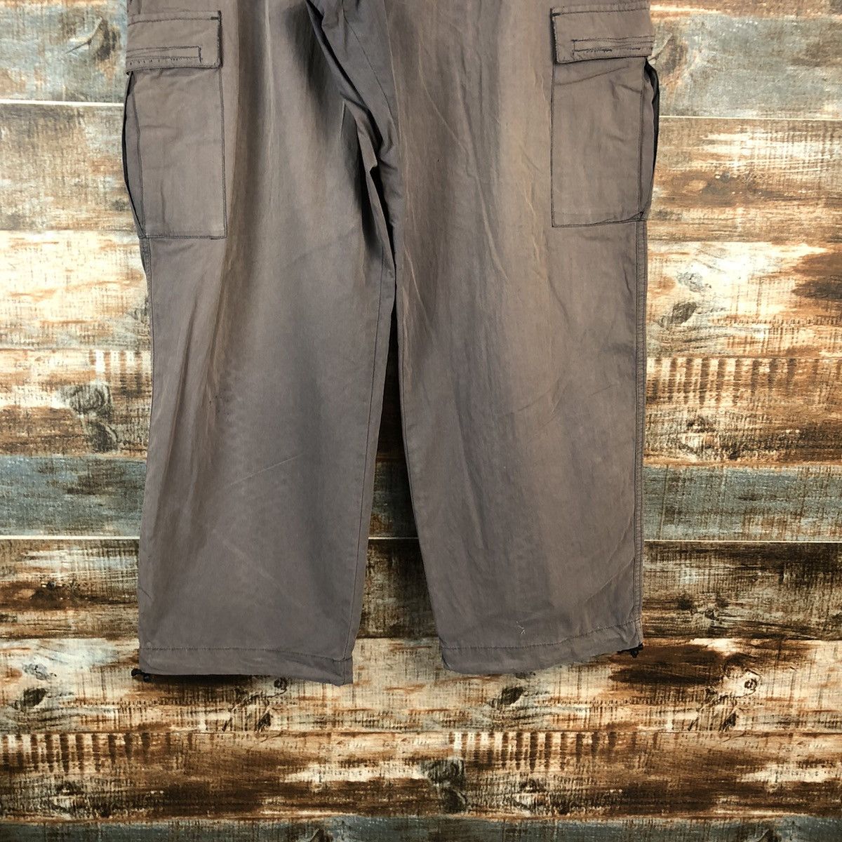 Marks & Spencer Mark & Spencer Brown faded Cargo Multipocket Pants #A2545 Size US 31 - 6 Thumbnail