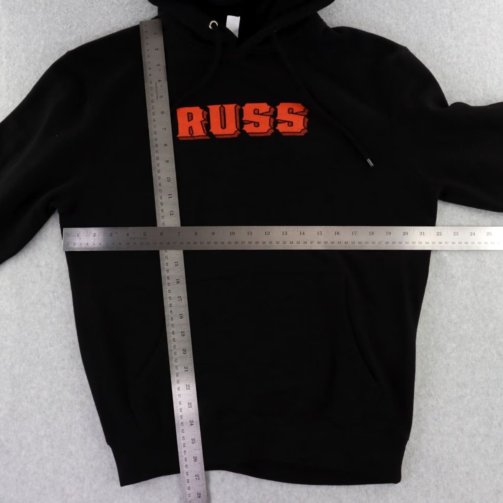 Vintage RUSS face Hoodie RARE Size Medium Red Rapper Rap Hip Hop Pullover Black Nike Shirt Size US M / EU 48-50 / 2 - 3 Thumbnail