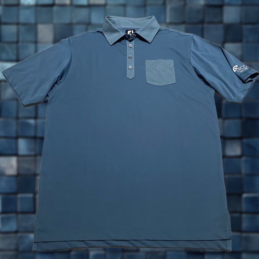 Footjoy FootJoy Polo Shirt Mens Small? Athletic Blue Short Sleeve Golf Shirt Outdoor Shirt Size US M / EU 48-50 / 2 - 1 Thumbnail