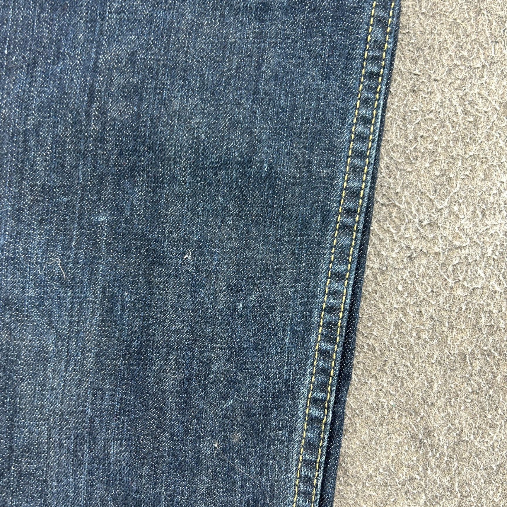 Levi's Levi's 505 Jeans Men's 36x30 Blue Dark Wash Regular Fit Straight Leg Cotton Denim Belt Loops 100% Cotton Relaxed Vintage: No Size US 36 / EU 52 - 3 Thumbnail