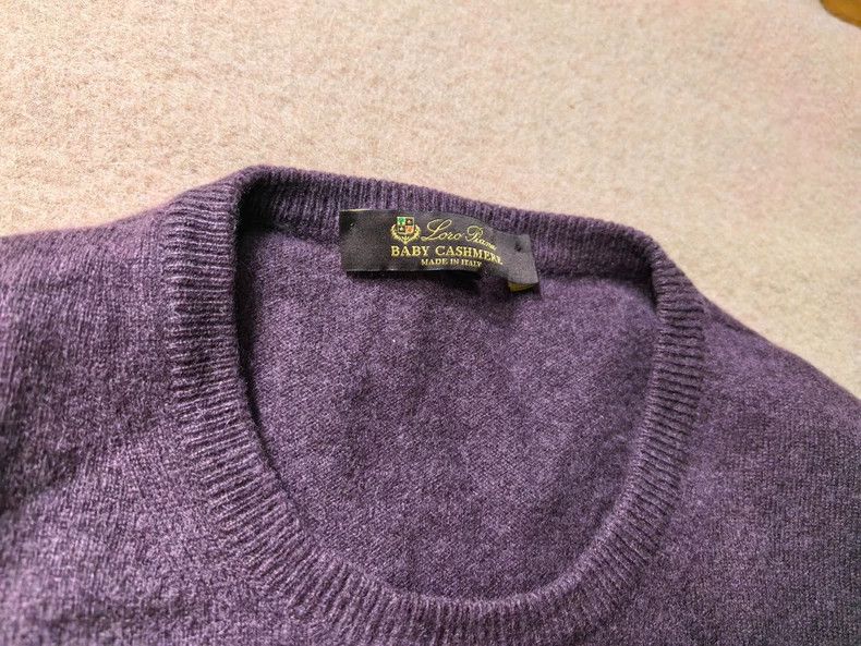Loro Piana LORO PIANA Cashmere round neck sweater Size US L / EU 52-54 / 3 - 4 Thumbnail