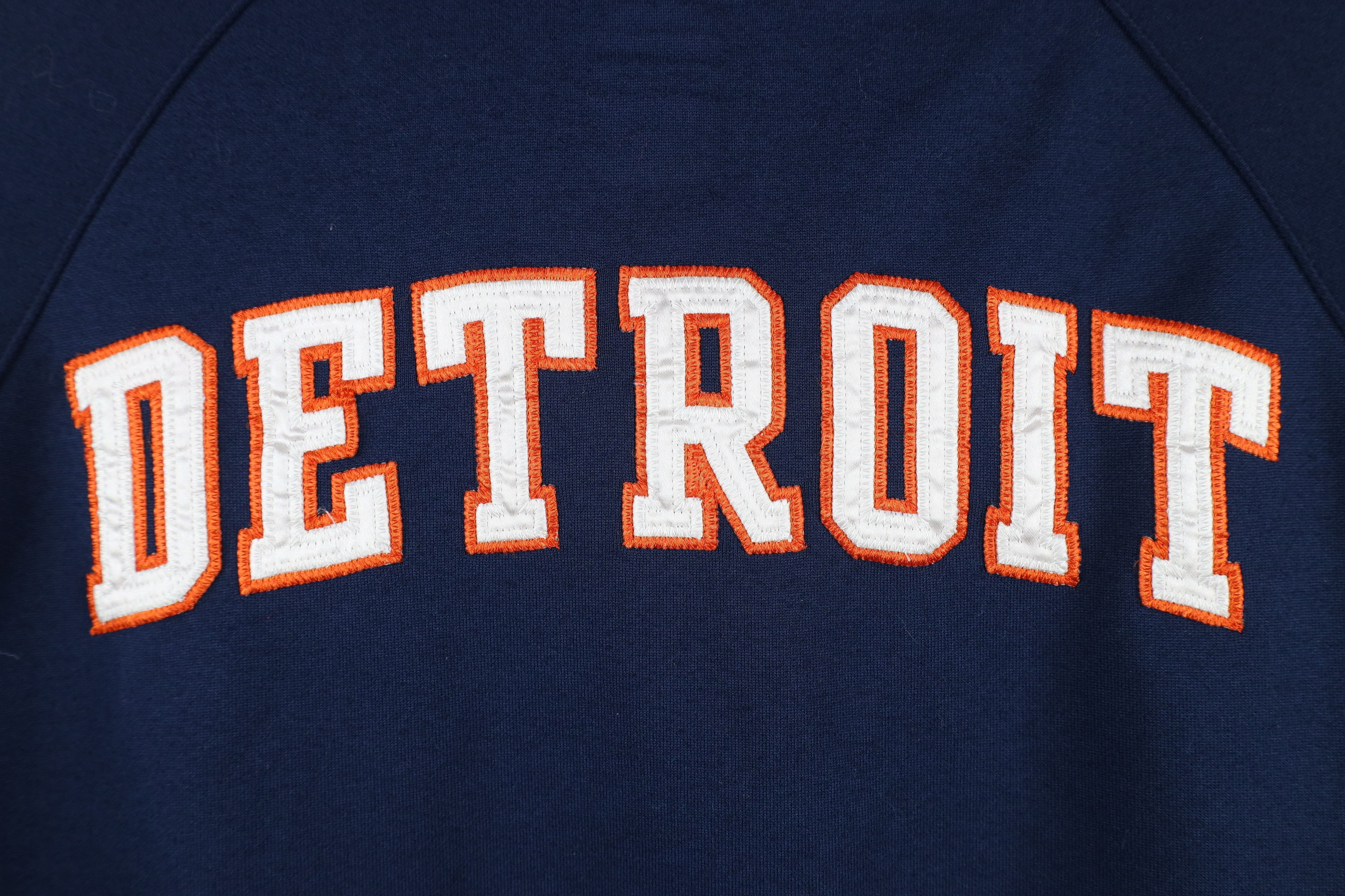 Nike × Vintage Vintage Nike Detroit Tigers Baseball Full Zip Track Jacket Size US S / EU 44-46 / 1 - 10 Thumbnail