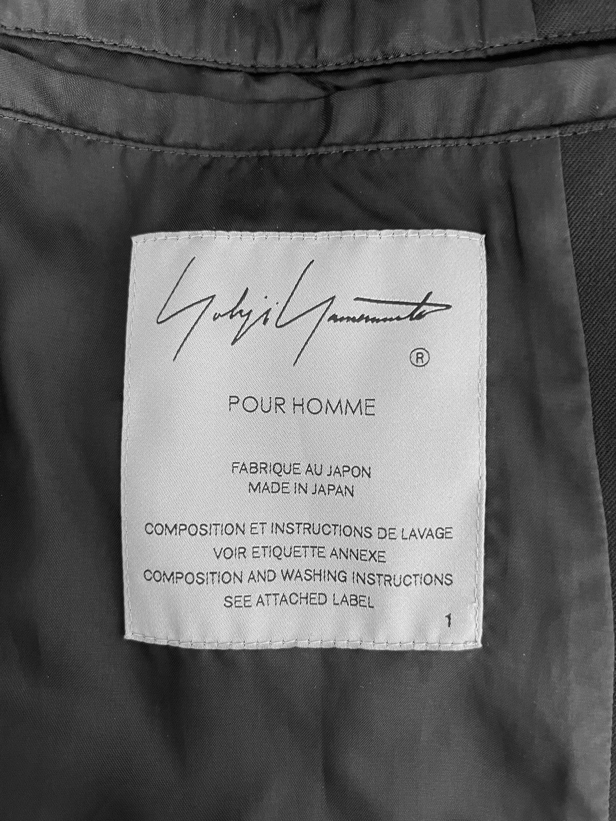 Yohji Yamamoto Yohji Yamamoto Pour Homme - Asymmetric Right Cape Coat Size US S / EU 44-46 / 1 - 19 Thumbnail